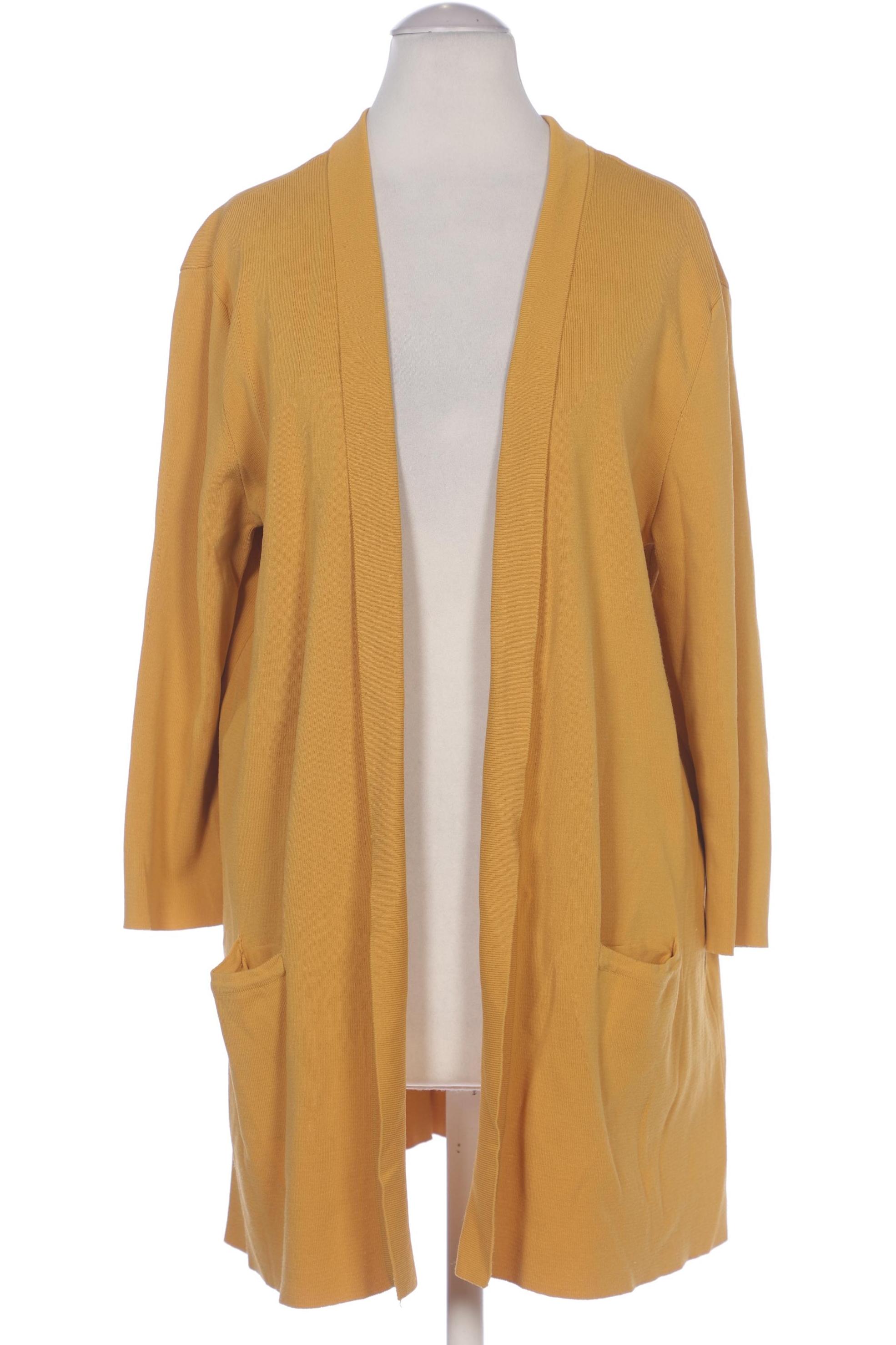 

More & More Damen Strickjacke, gelb, Gr. 36