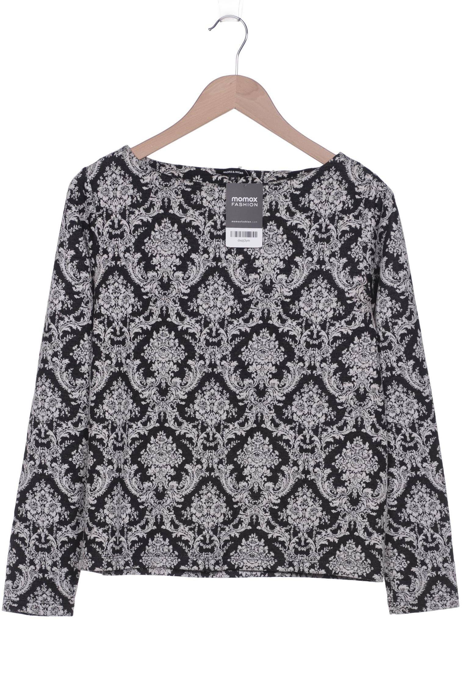 

More & More Damen Langarmshirt, schwarz, Gr. 38