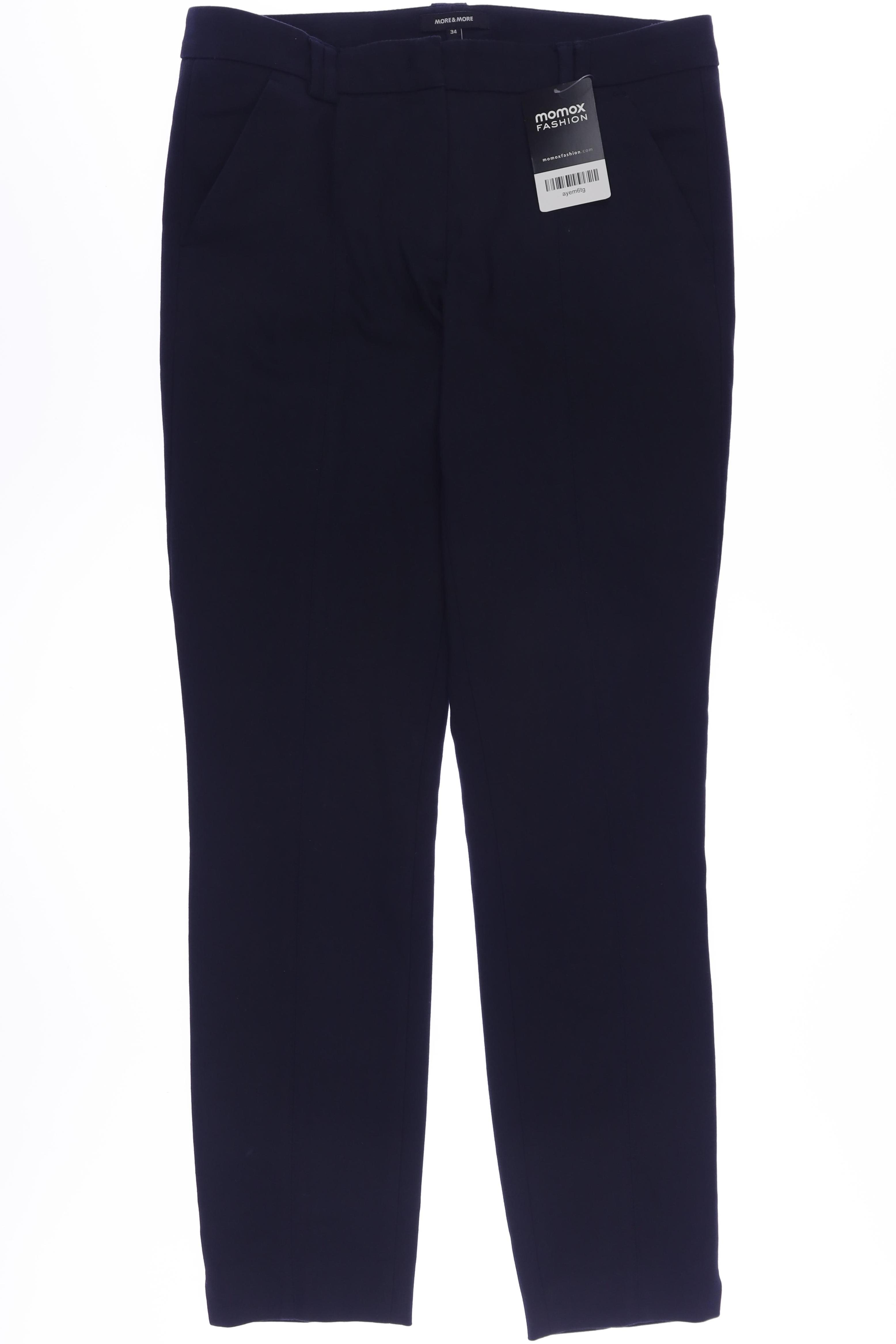 

More & More Damen Stoffhose, marineblau, Gr. 34