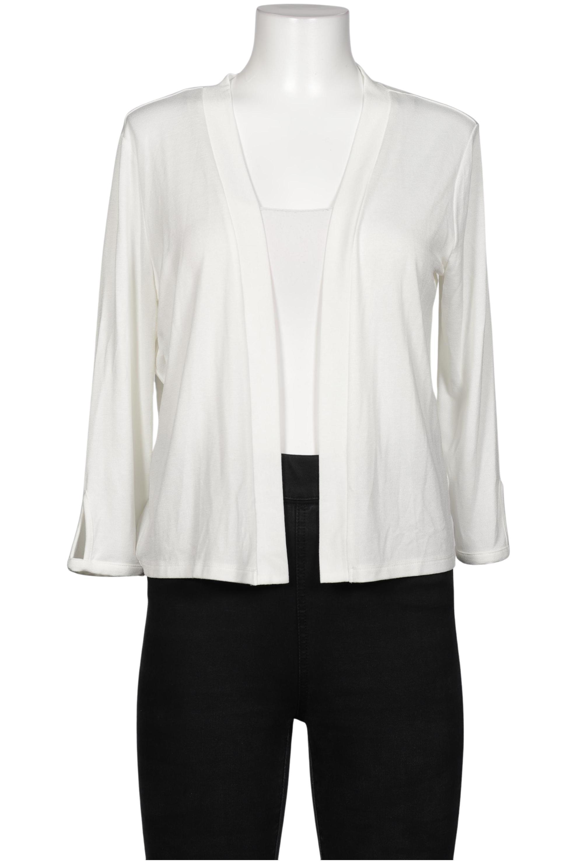 

More & More Damen Strickjacke, weiß, Gr. 40