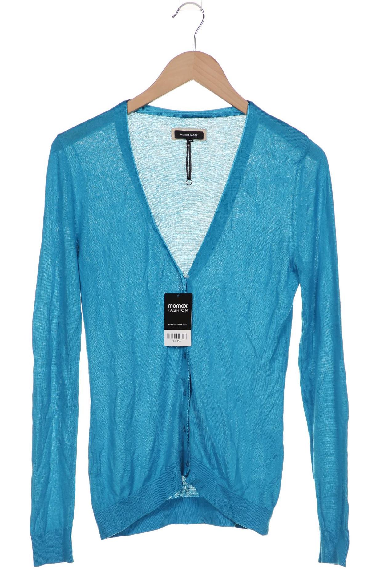 

More & More Damen Strickjacke, blau, Gr. 40