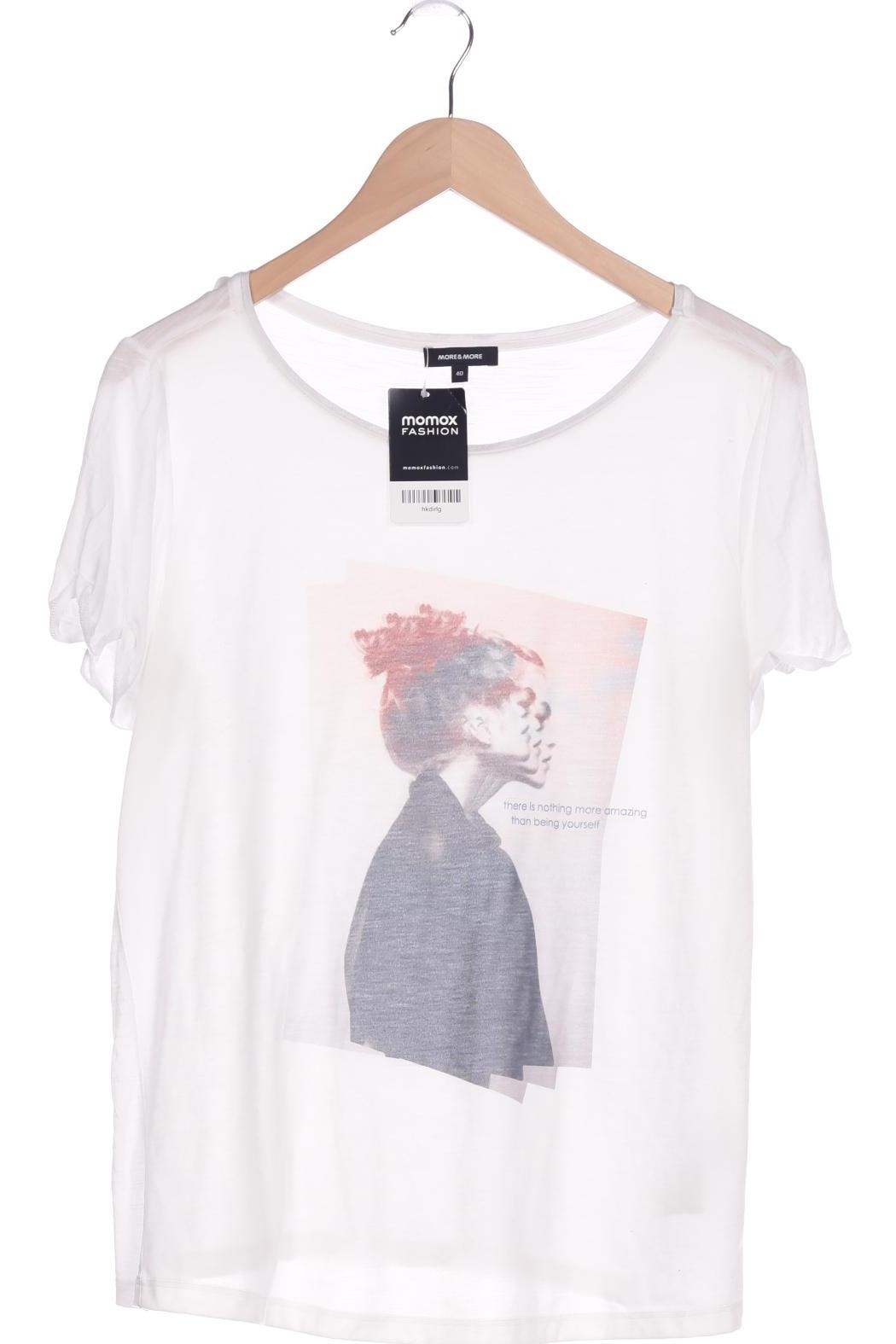 

More & More Damen T-Shirt, weiß, Gr. 40