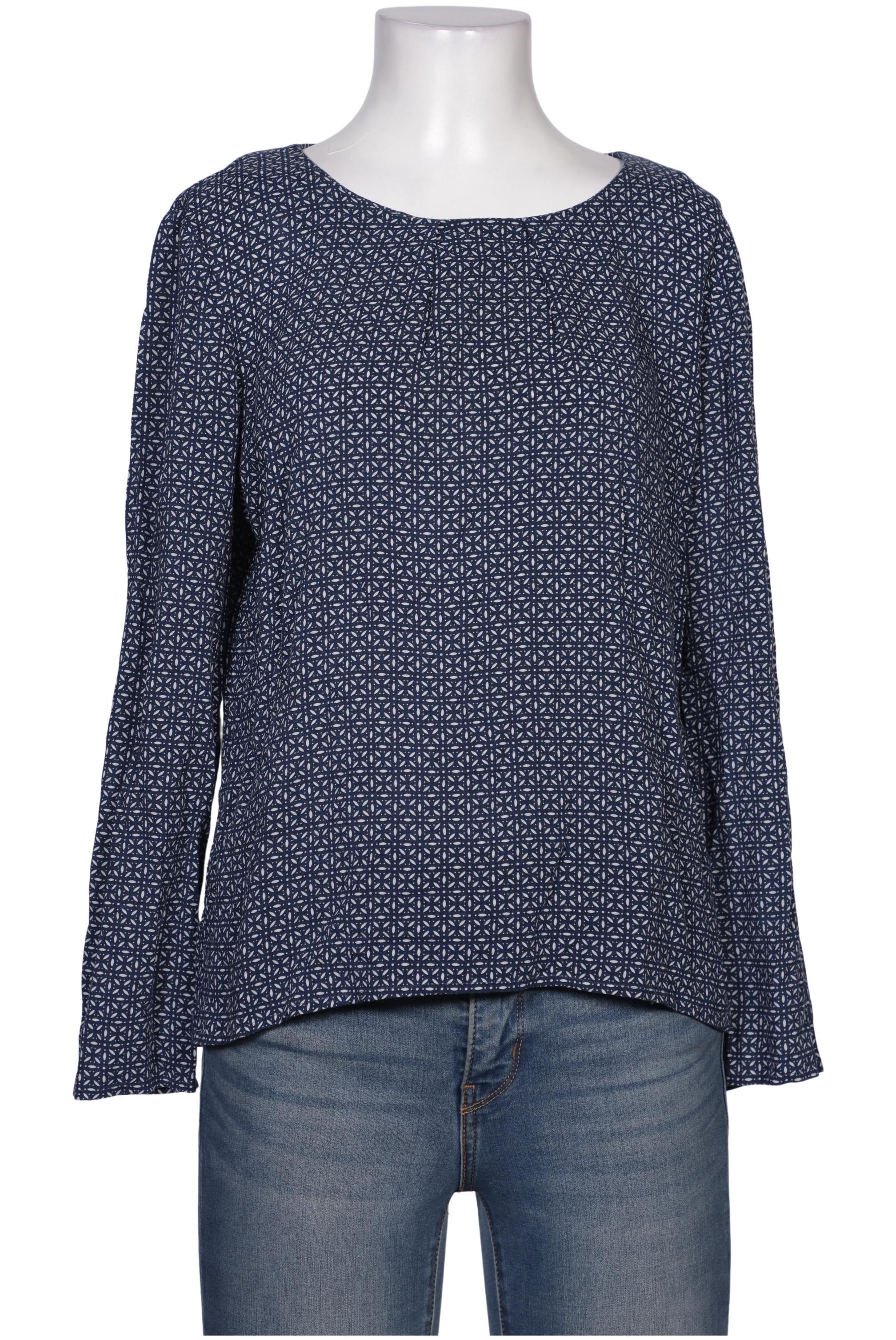 

More & More Damen Bluse, blau, Gr. 36
