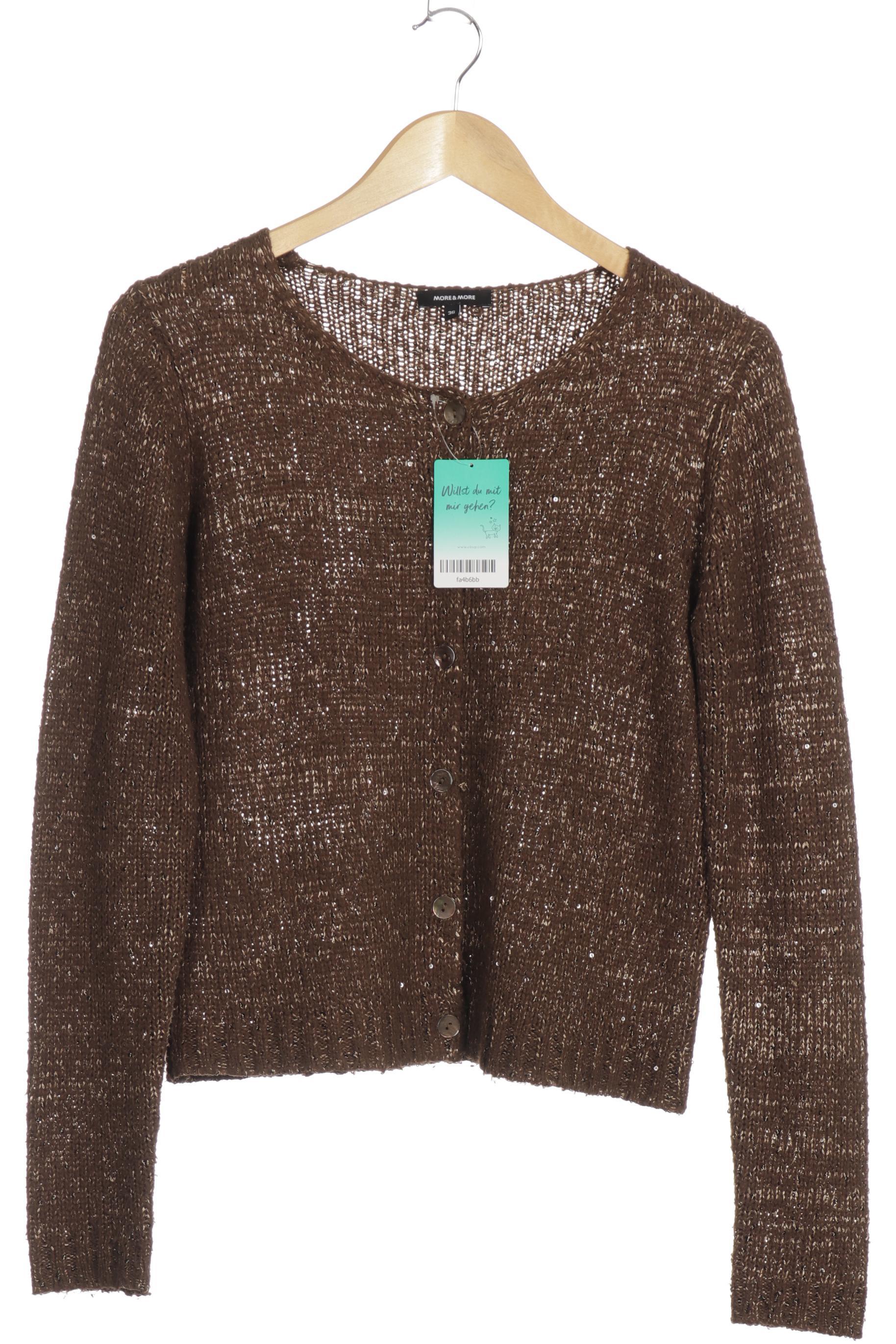 

More & More Damen Strickjacke, braun, Gr. 36