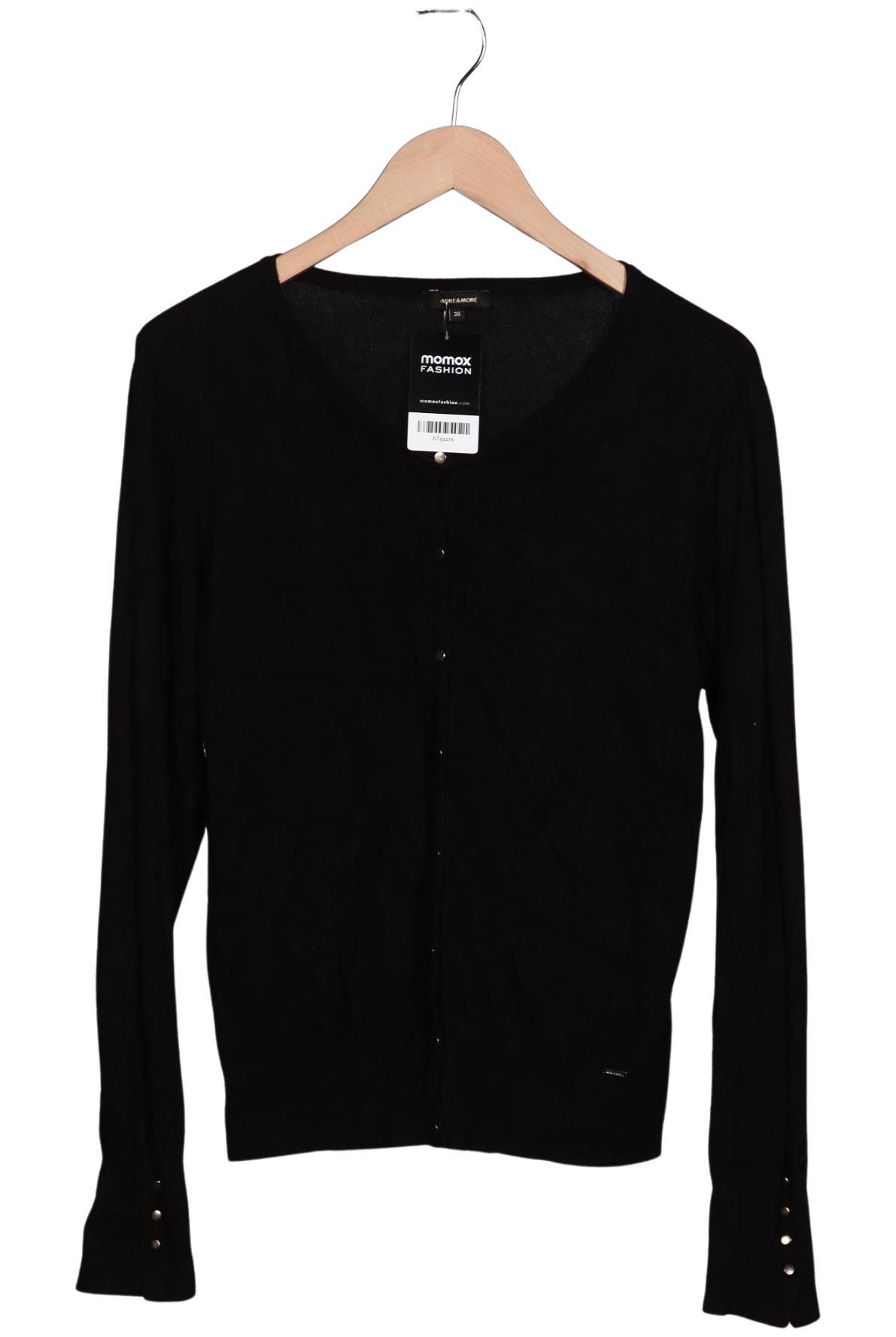 

More & More Damen Strickjacke, schwarz, Gr. 38