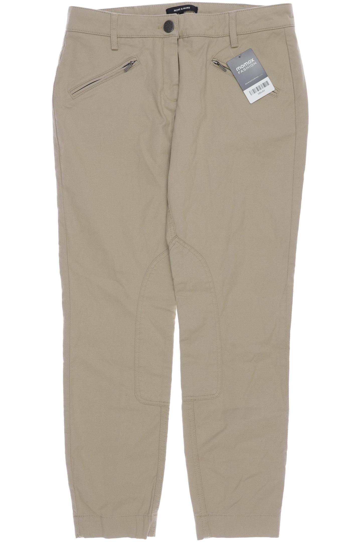 

More & More Damen Stoffhose, beige, Gr. 38