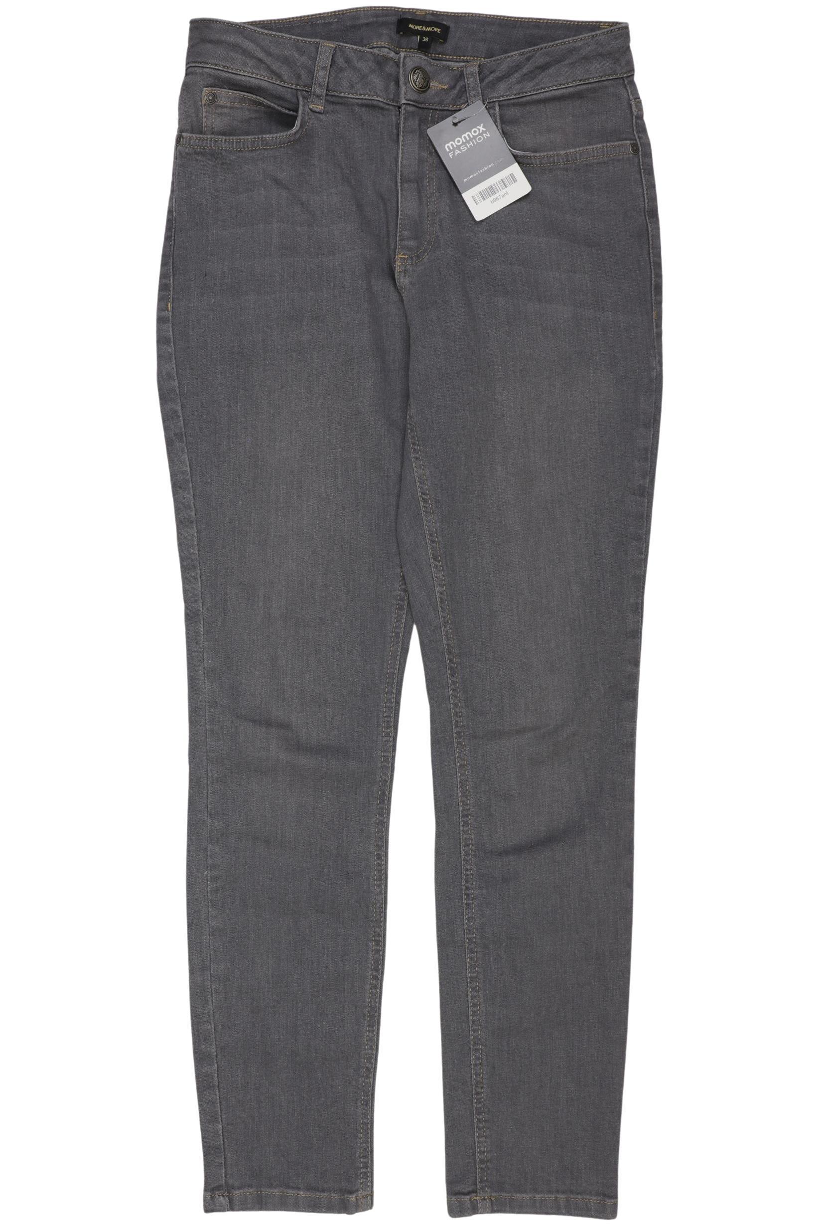 

More & More Damen Jeans, grau, Gr. 36
