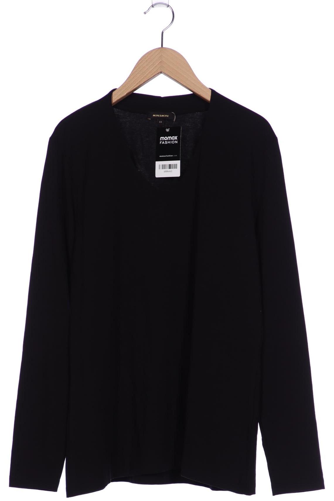 

More & More Damen Langarmshirt, schwarz, Gr. 44