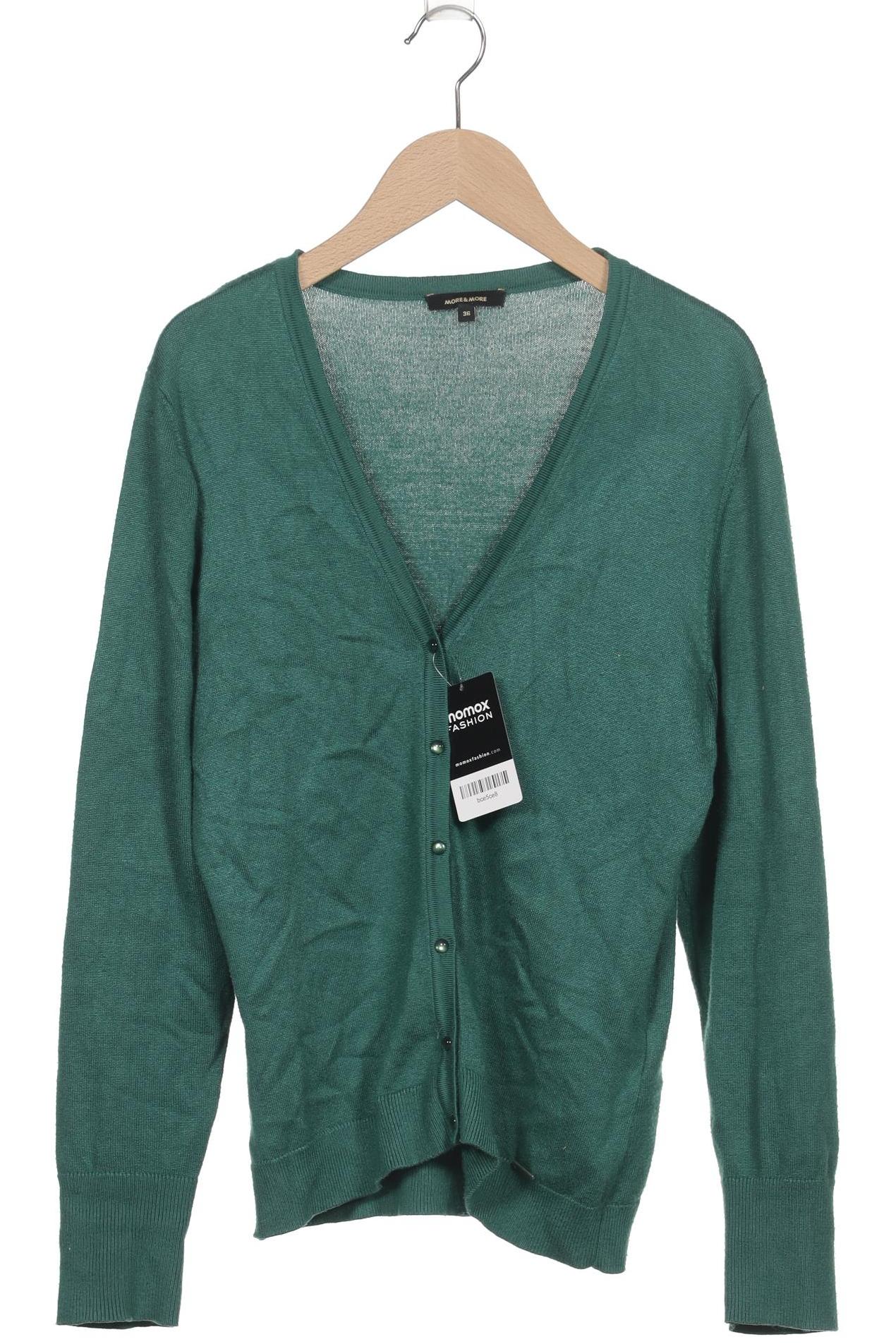 

More & More Damen Strickjacke, grün, Gr. 36