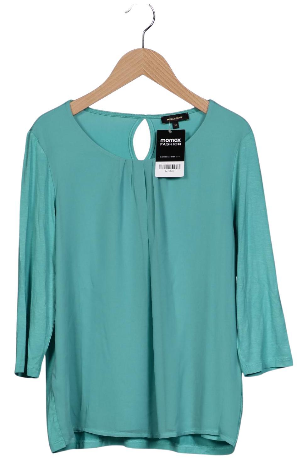 

More & More Damen Langarmshirt, türkis, Gr. 36