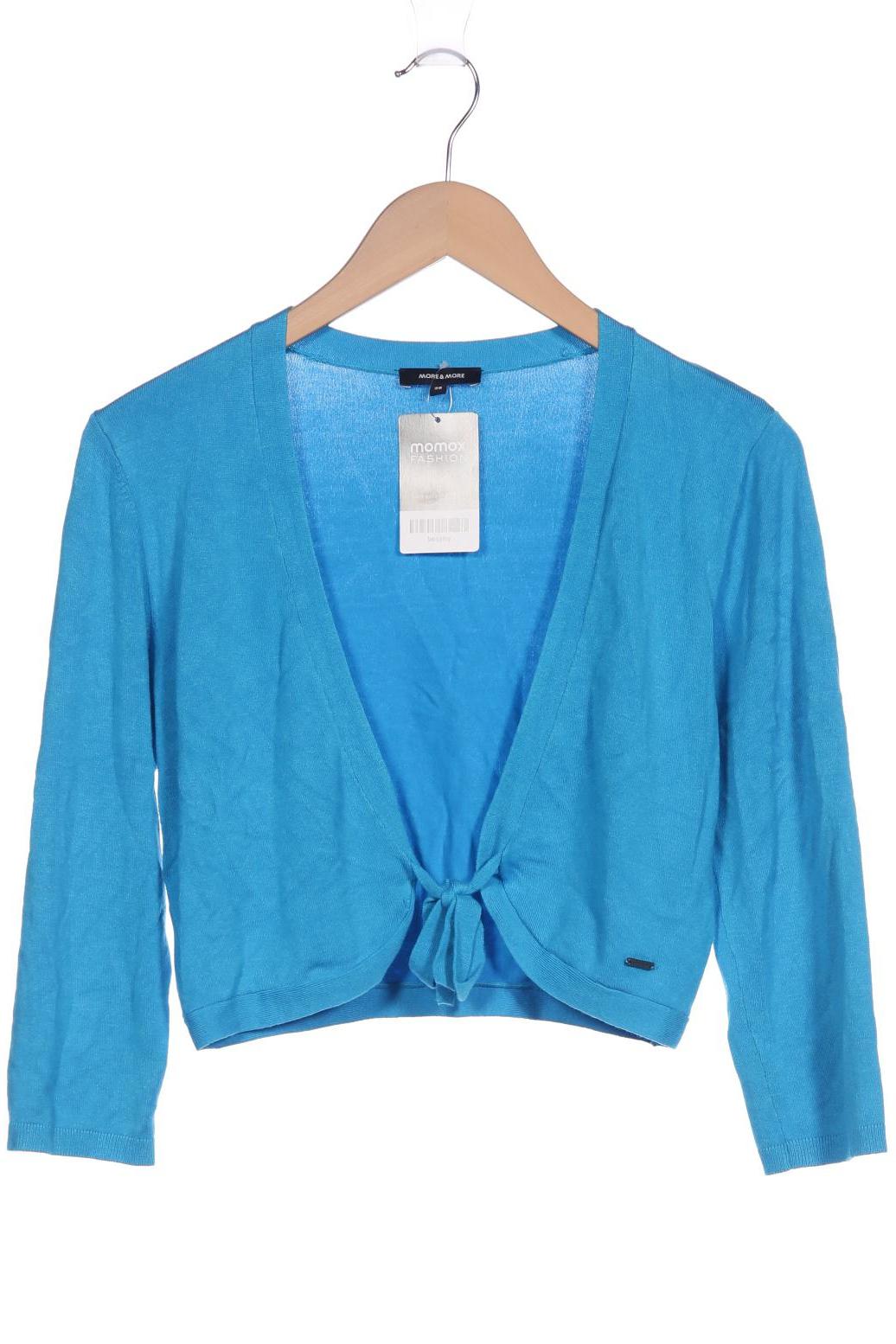 

More & More Damen Strickjacke, blau, Gr. 38