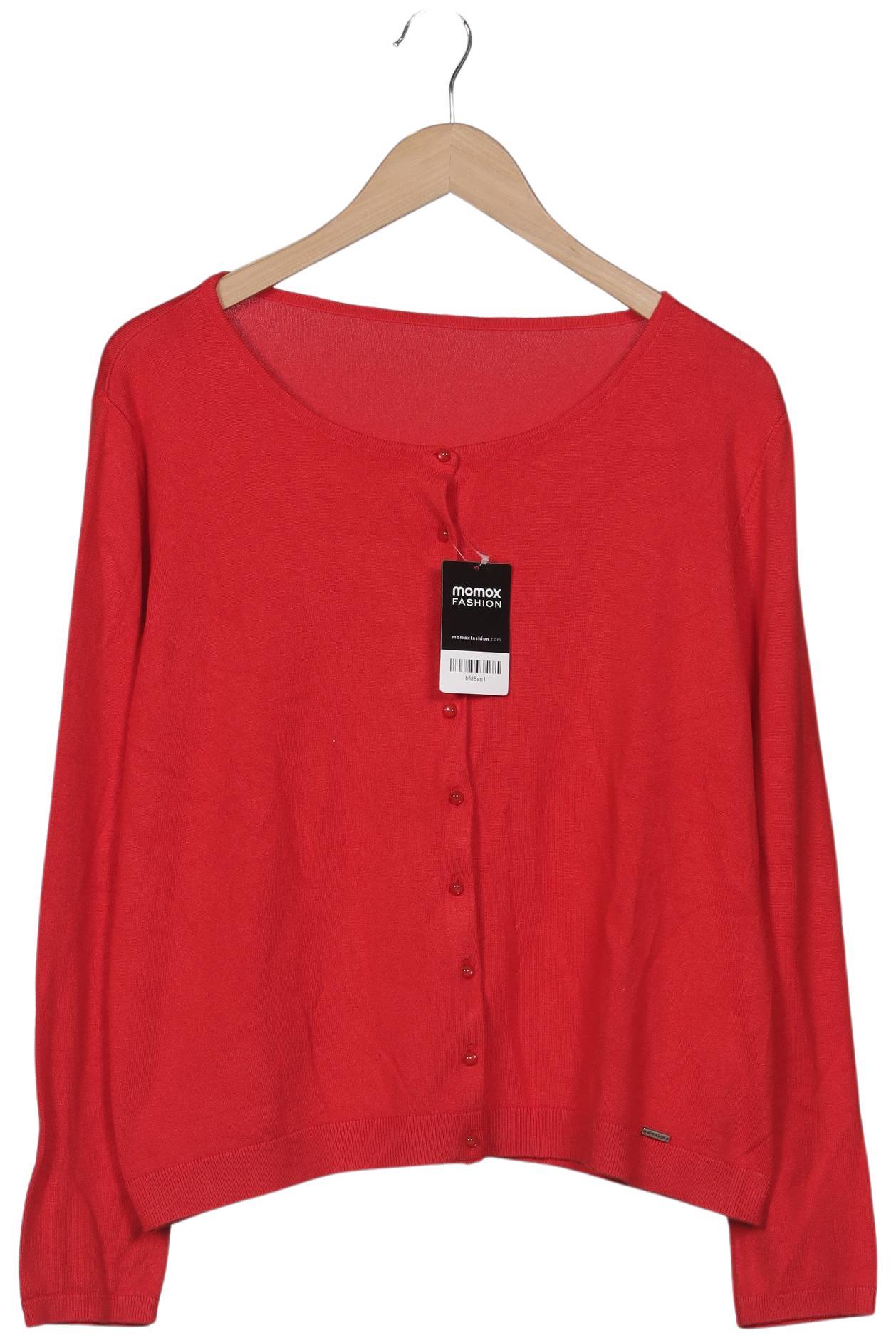 

More & More Damen Strickjacke, rot, Gr. 44