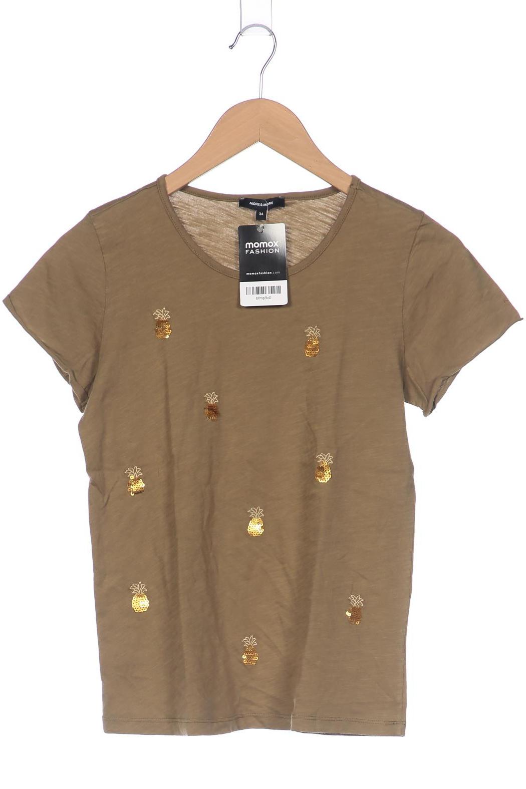 

More & More Damen T-Shirt, grün, Gr. 34