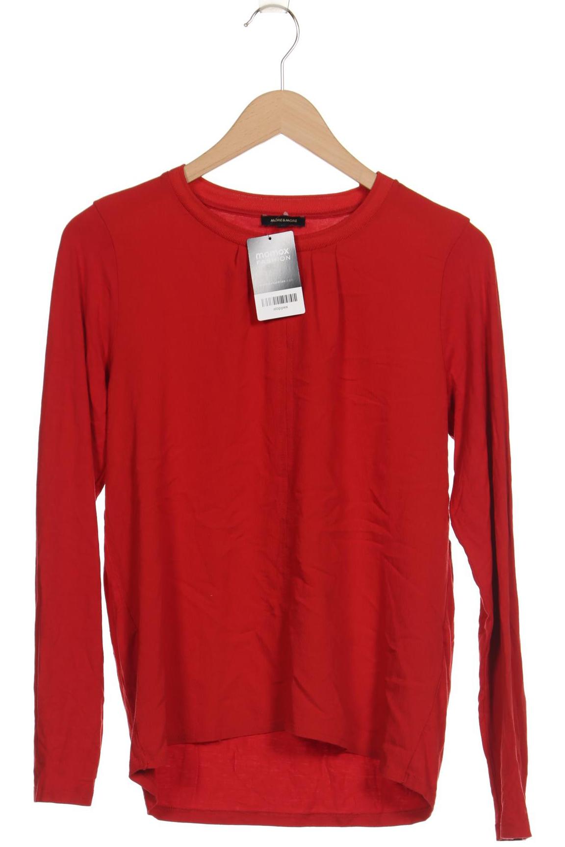 

More & More Damen Langarmshirt, rot, Gr. 40