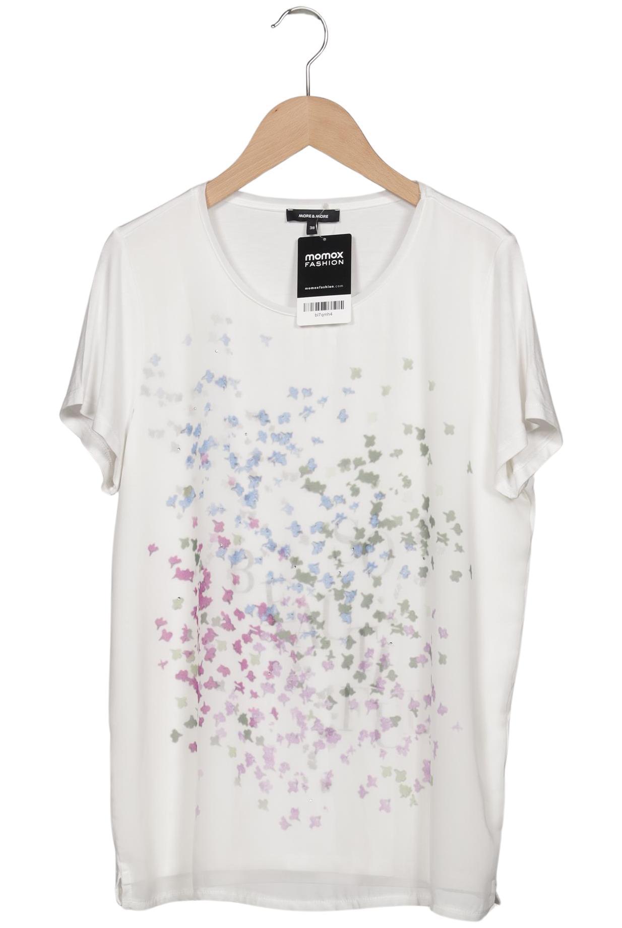 

More & More Damen T-Shirt, weiß, Gr. 38