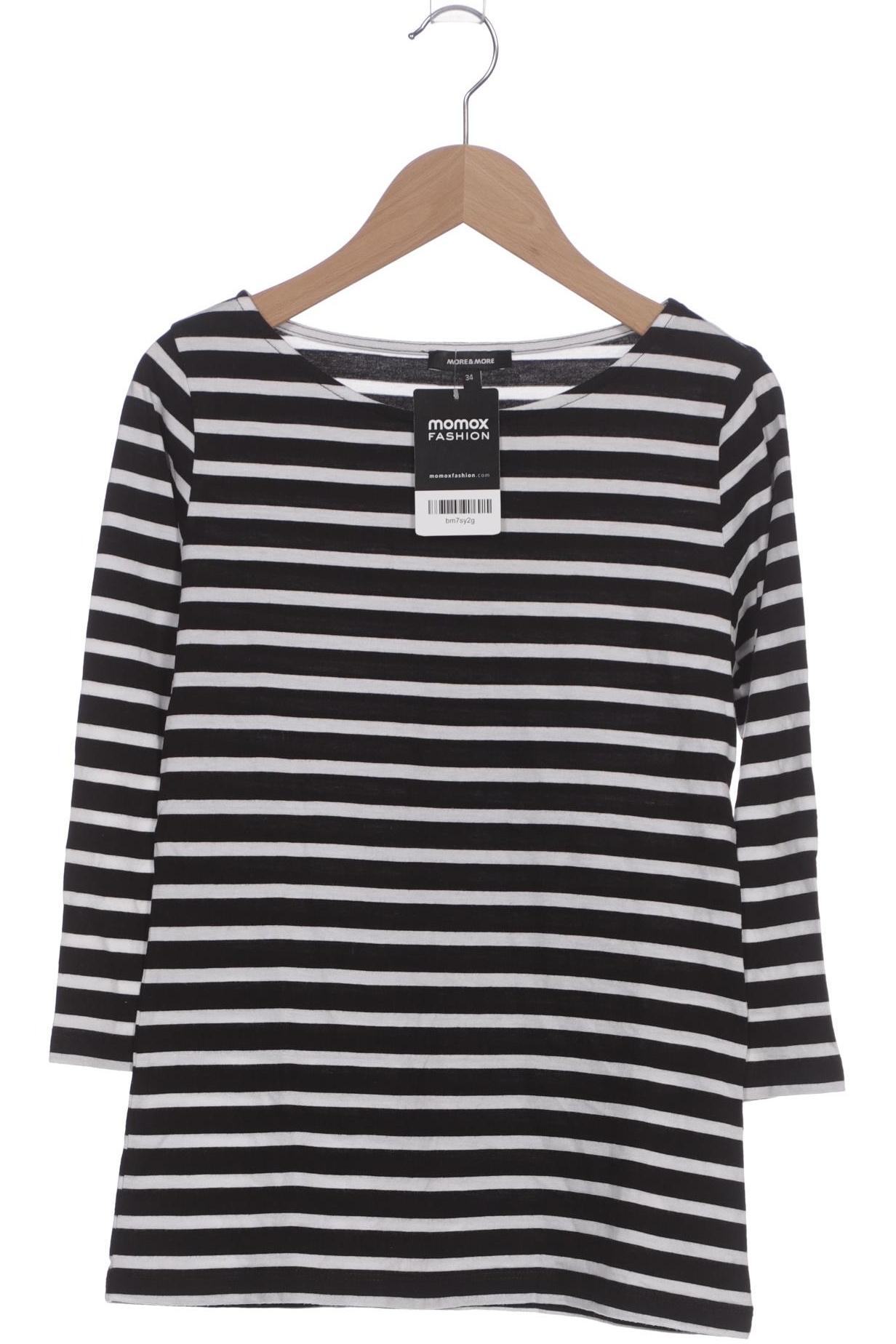 

More & More Damen Langarmshirt, schwarz, Gr. 34