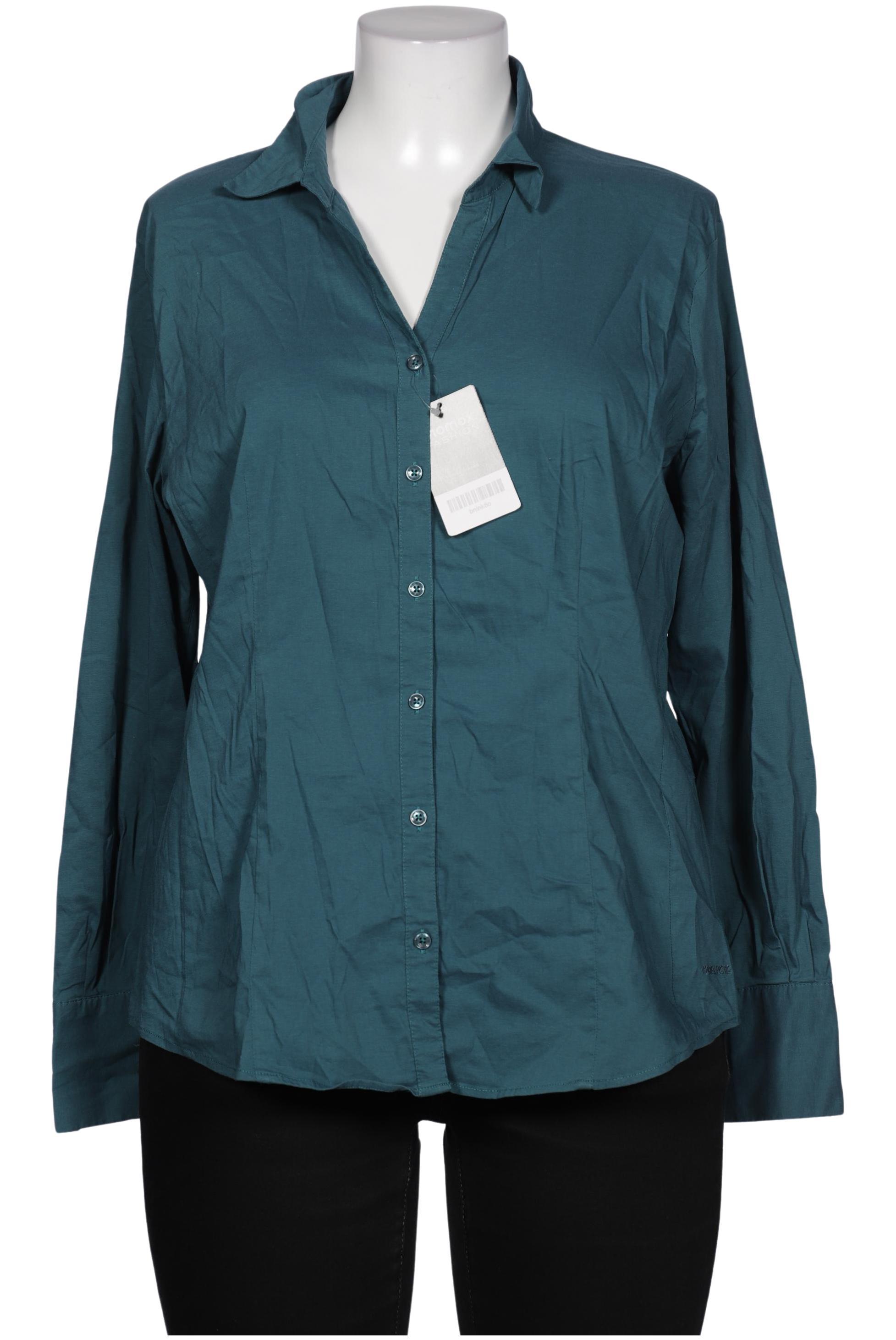 

More & More Damen Bluse, blau, Gr. 44