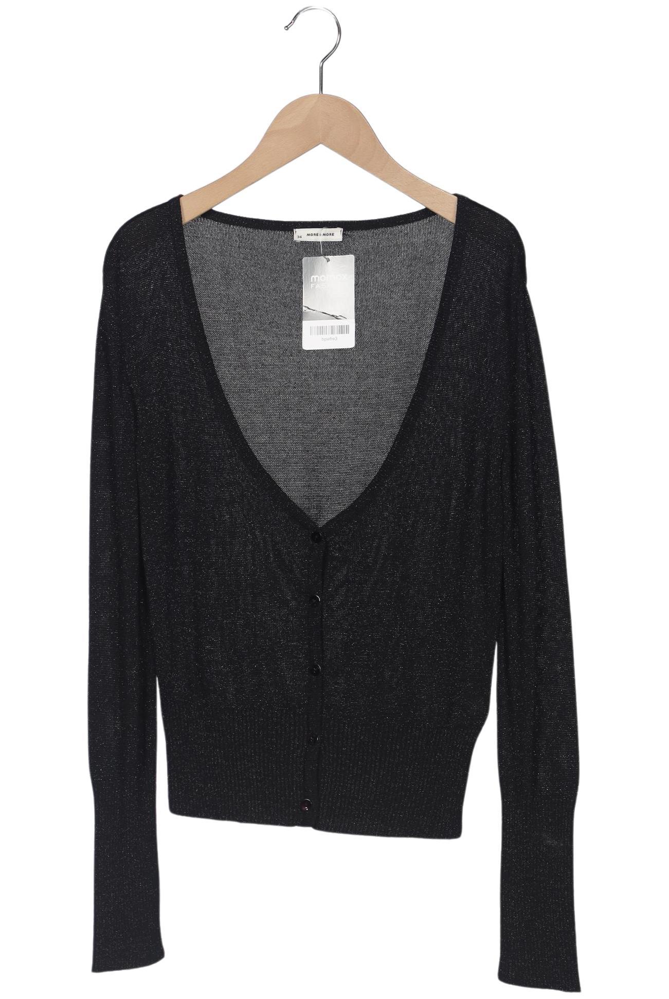 

More & More Damen Strickjacke, schwarz, Gr. 34