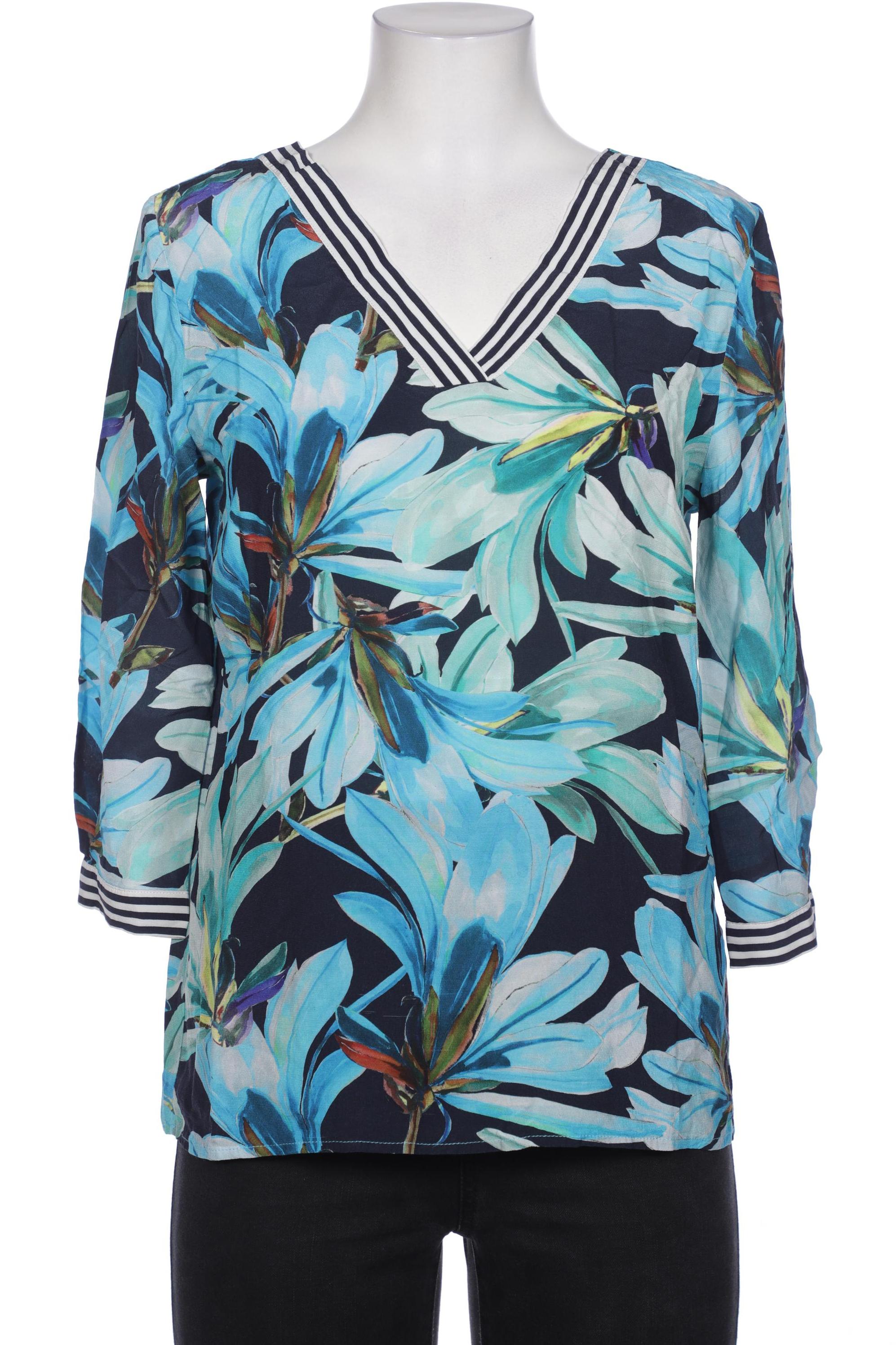

More & More Damen Bluse, blau, Gr. 40
