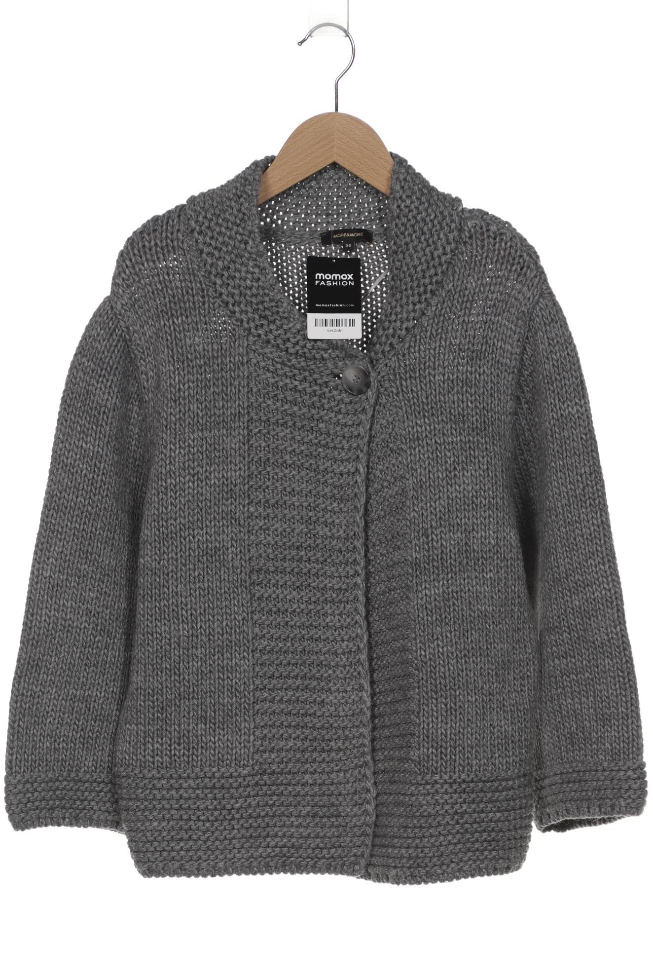 

More & More Damen Strickjacke, grau, Gr. 38