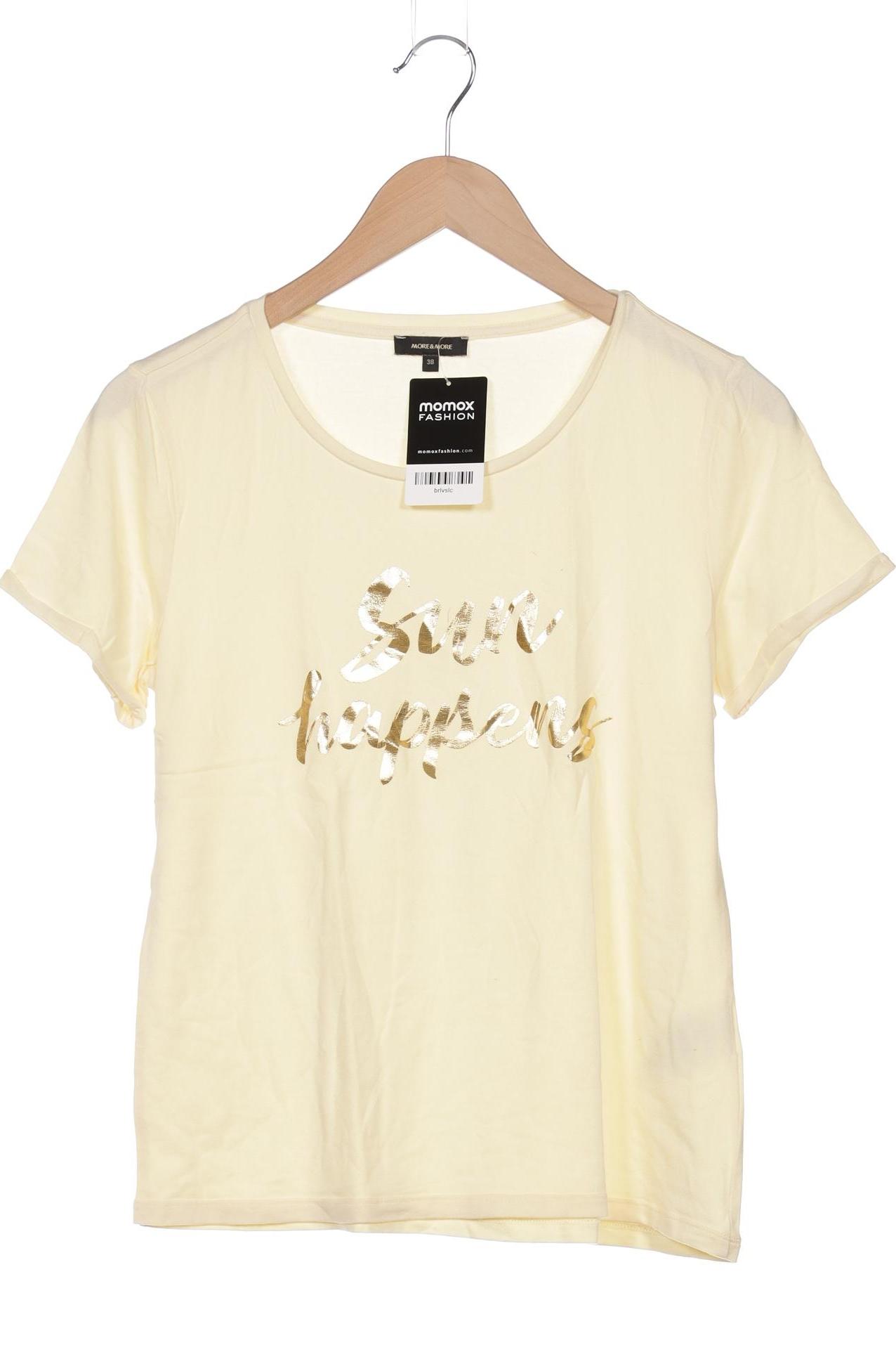 

More & More Damen T-Shirt, gelb, Gr. 38