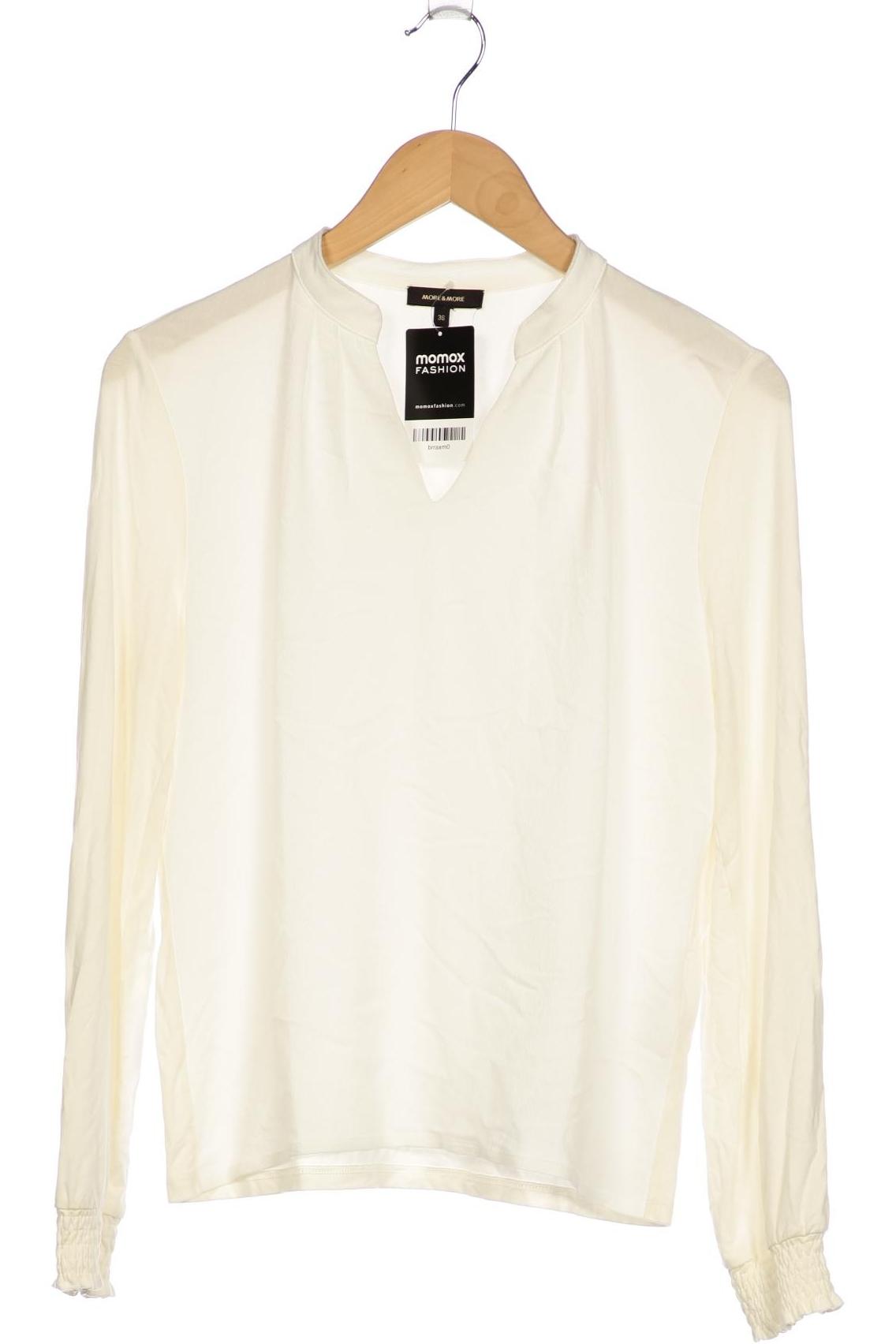 

More & More Damen Langarmshirt, cremeweiß, Gr. 36