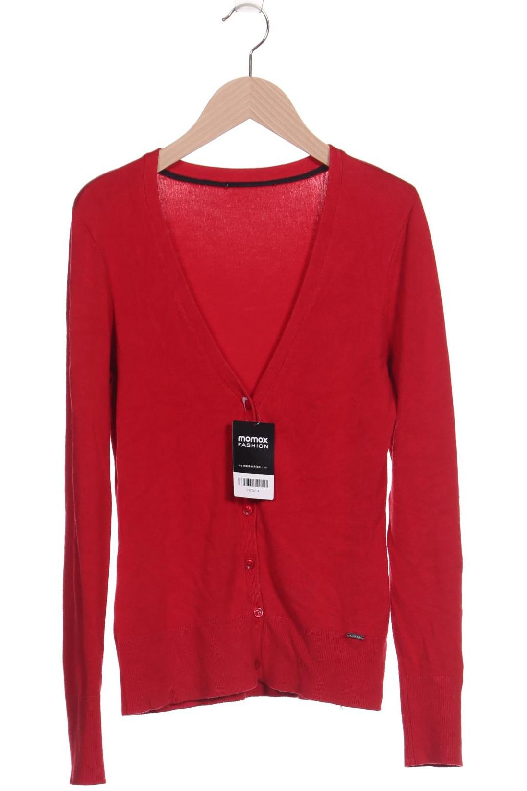 

More & More Damen Strickjacke, rot, Gr. 34