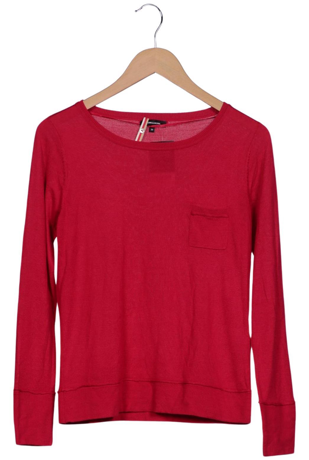 

More & More Damen Pullover, rot, Gr. 36