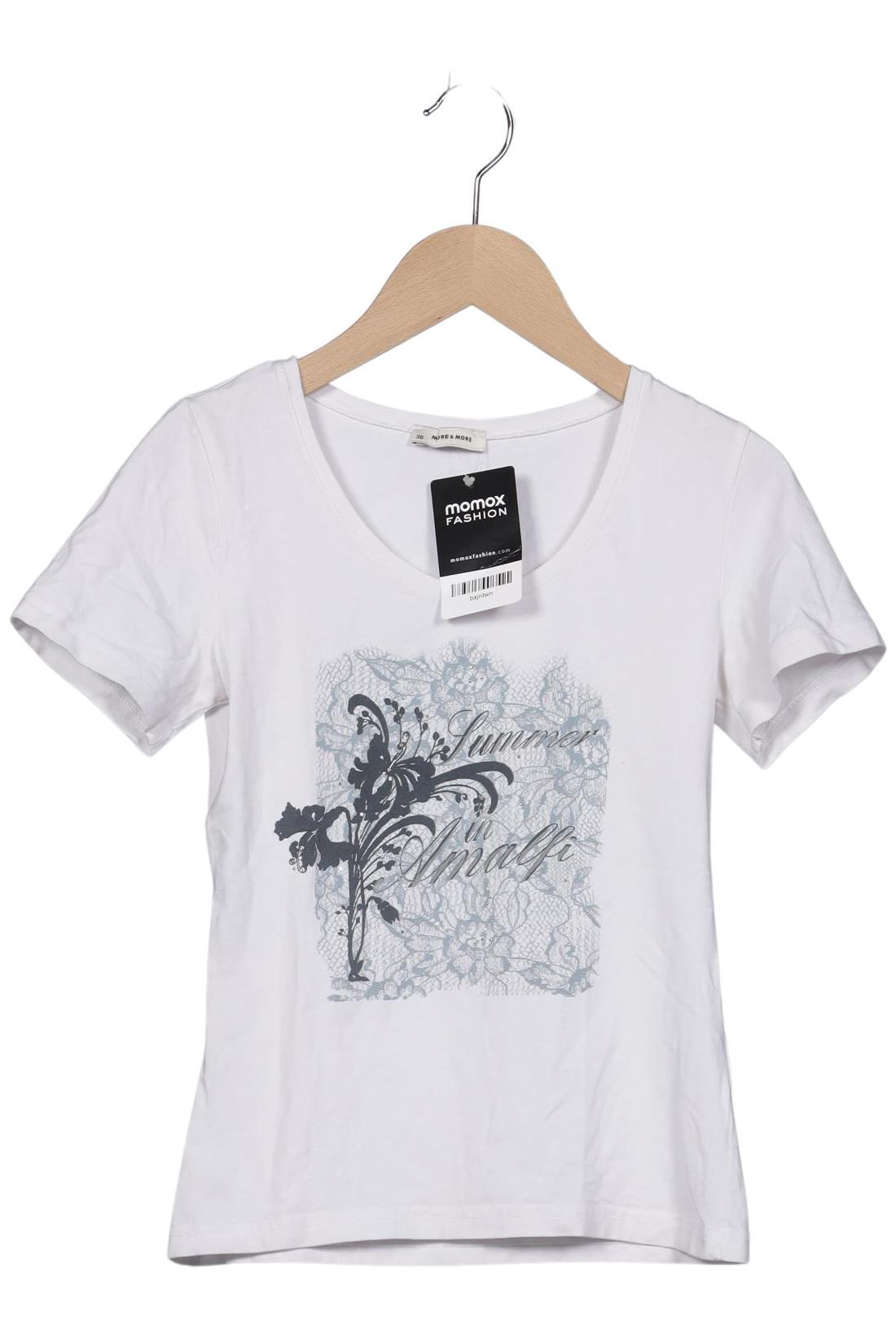 

More & More Damen T-Shirt, weiß, Gr. 36