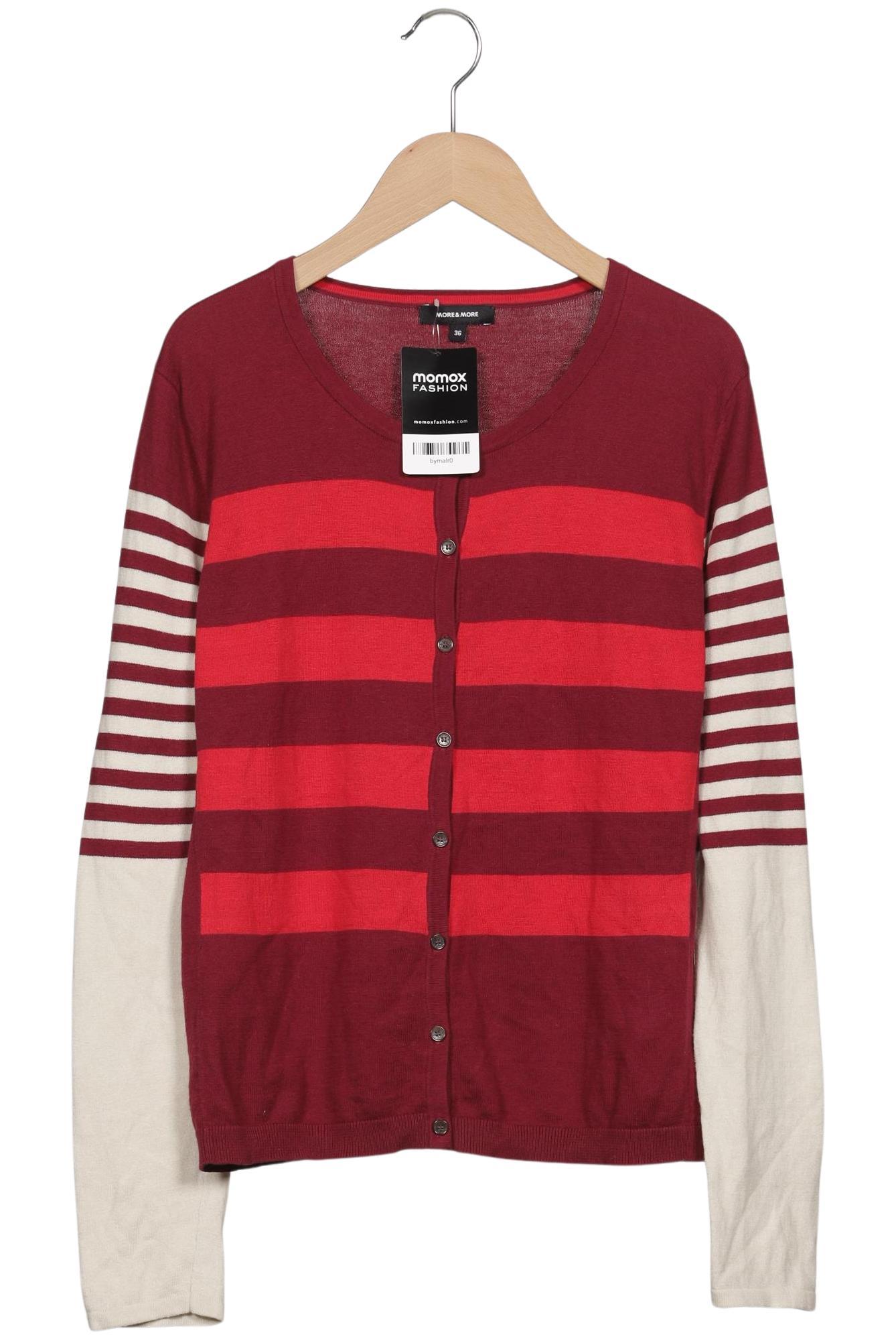 

More & More Damen Strickjacke, bordeaux, Gr. 38