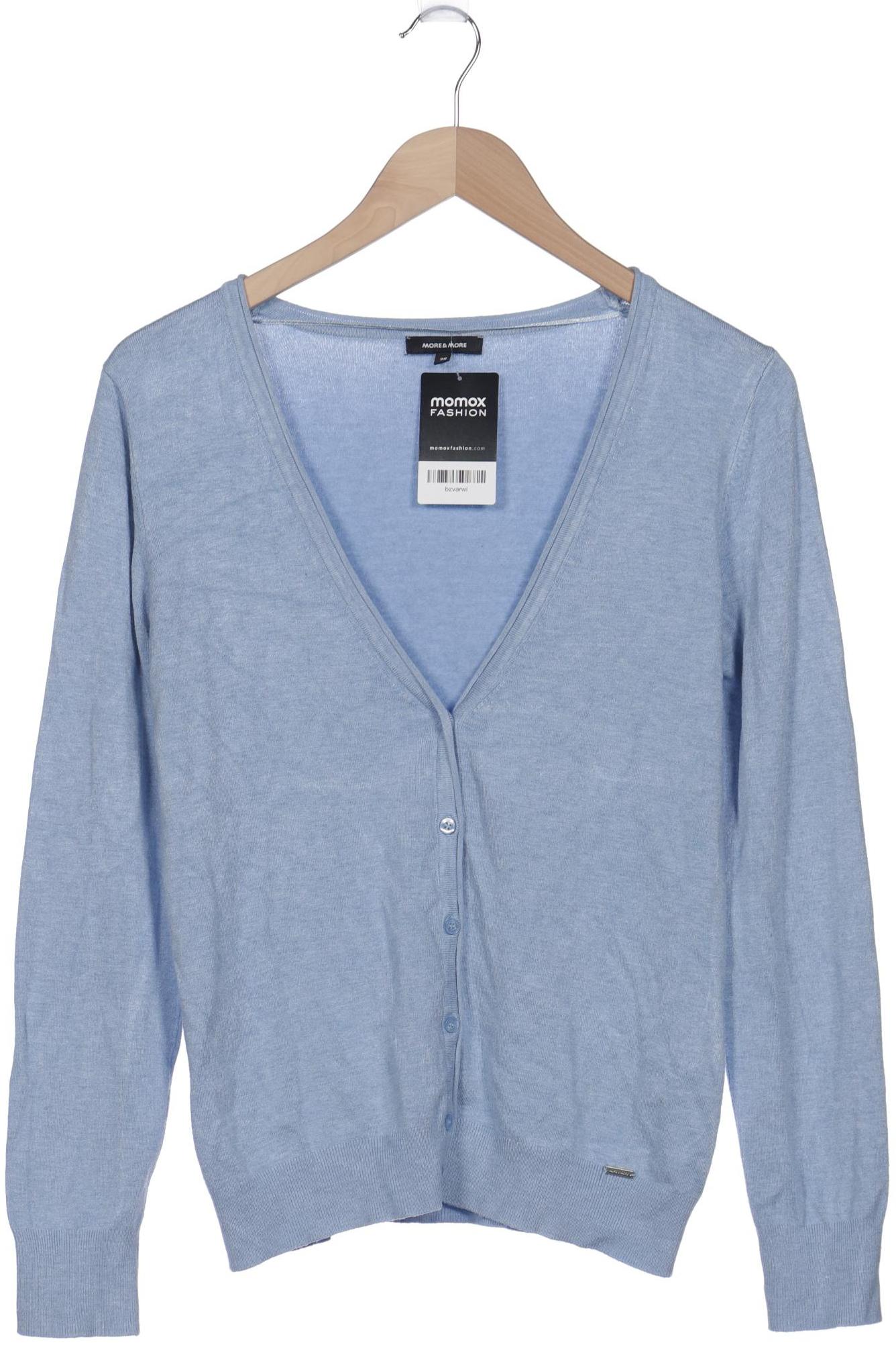 

More & More Damen Strickjacke, hellblau