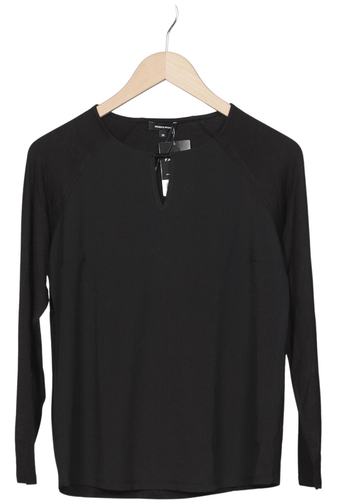 

More & More Damen Langarmshirt, schwarz, Gr. 36
