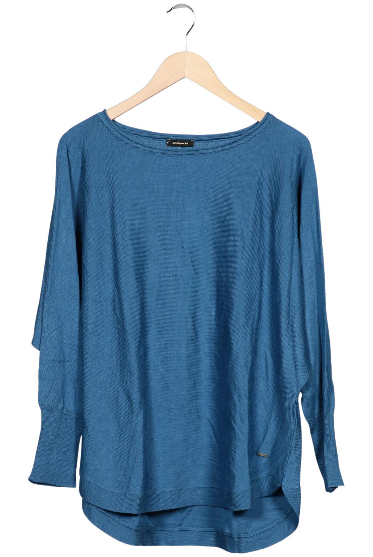

More & More Damen Pullover, blau, Gr. 46