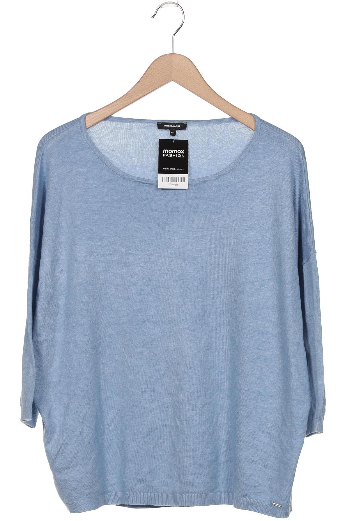 

More & More Damen Pullover, blau, Gr. 40