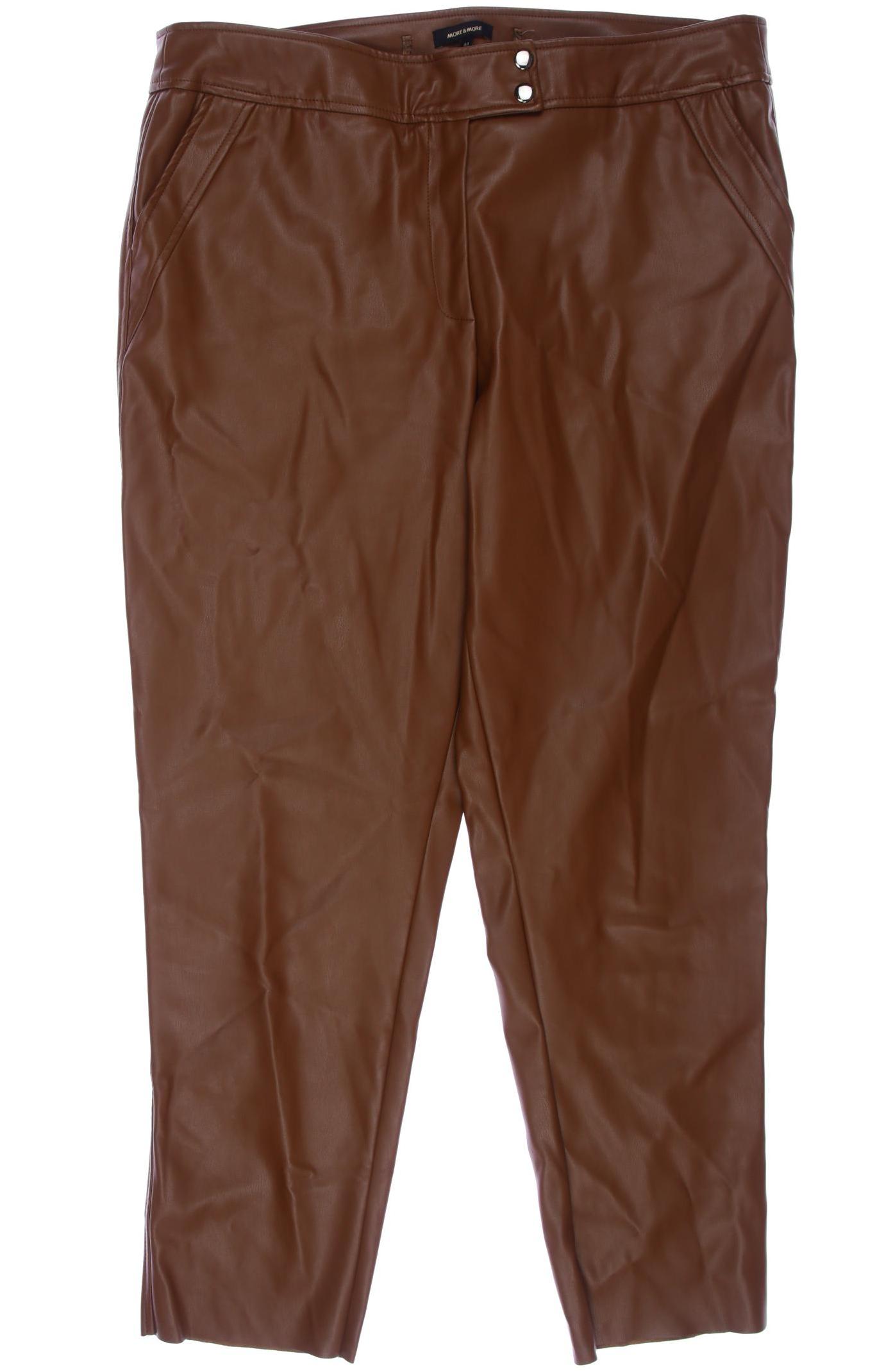 

More & More Damen Stoffhose, braun, Gr. 44