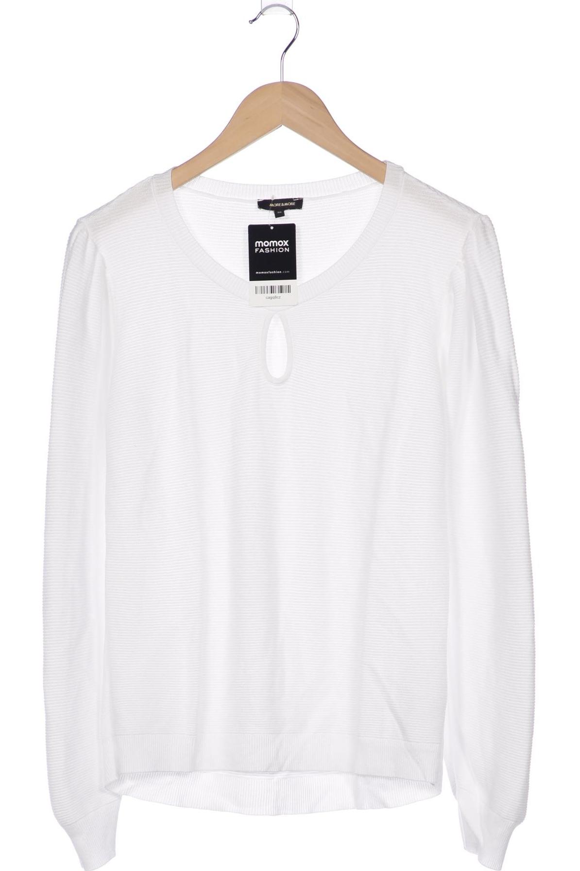 

More & More Damen Pullover, weiß, Gr. 38