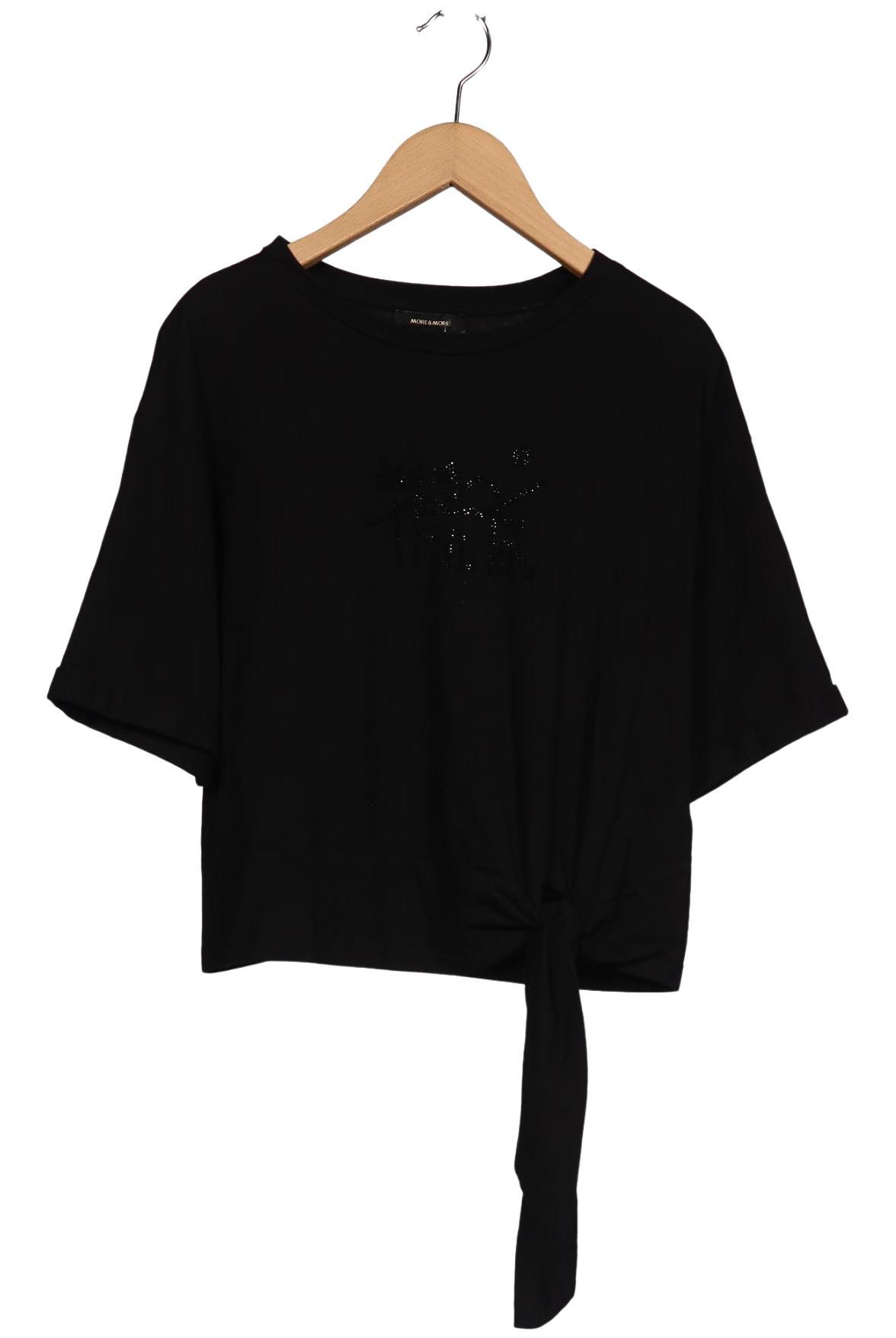 

More & More Damen T-Shirt, schwarz, Gr. 34