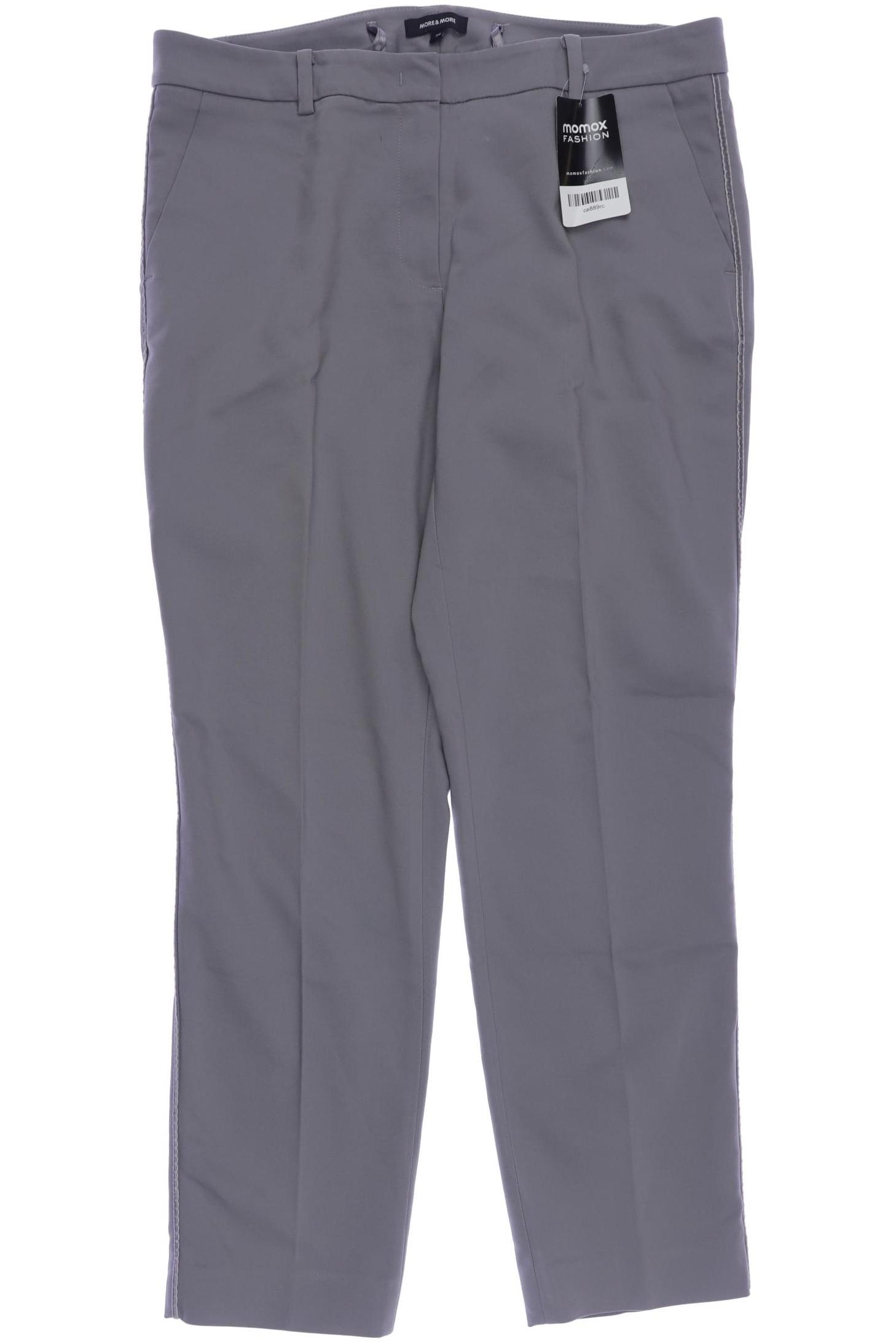 

More & More Damen Stoffhose, grau, Gr. 38