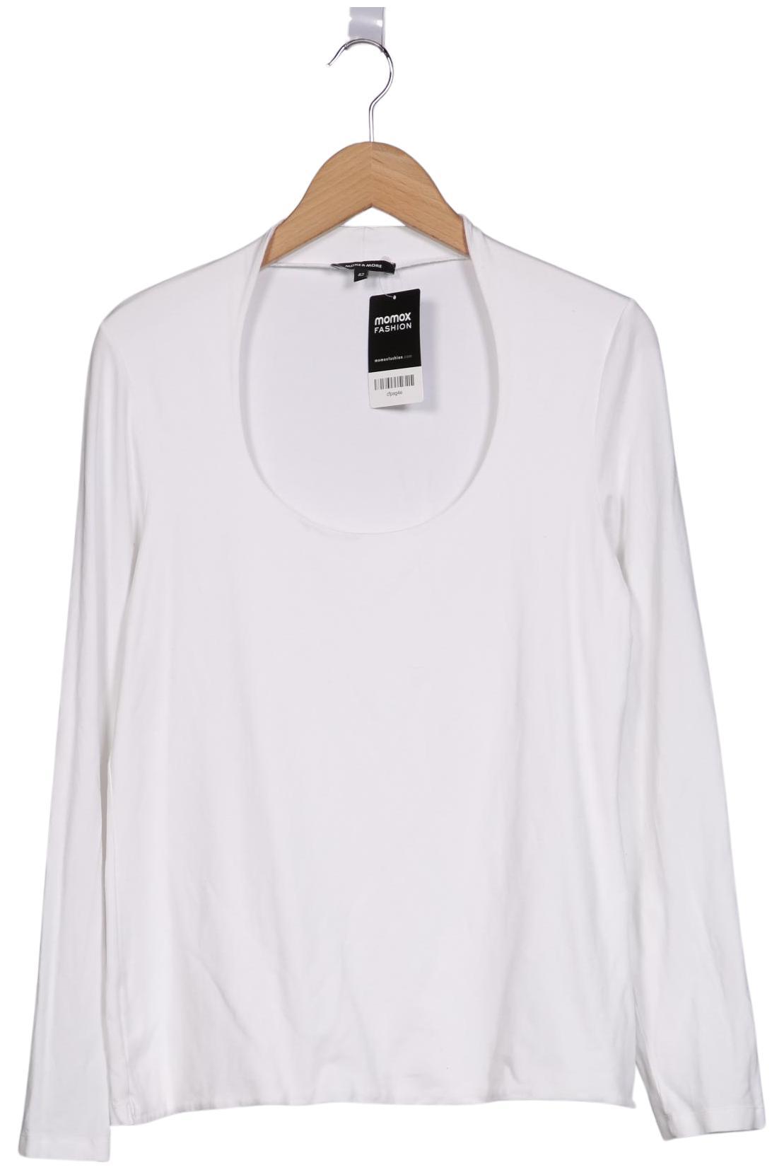 

More & More Damen Langarmshirt, weiß, Gr. 42