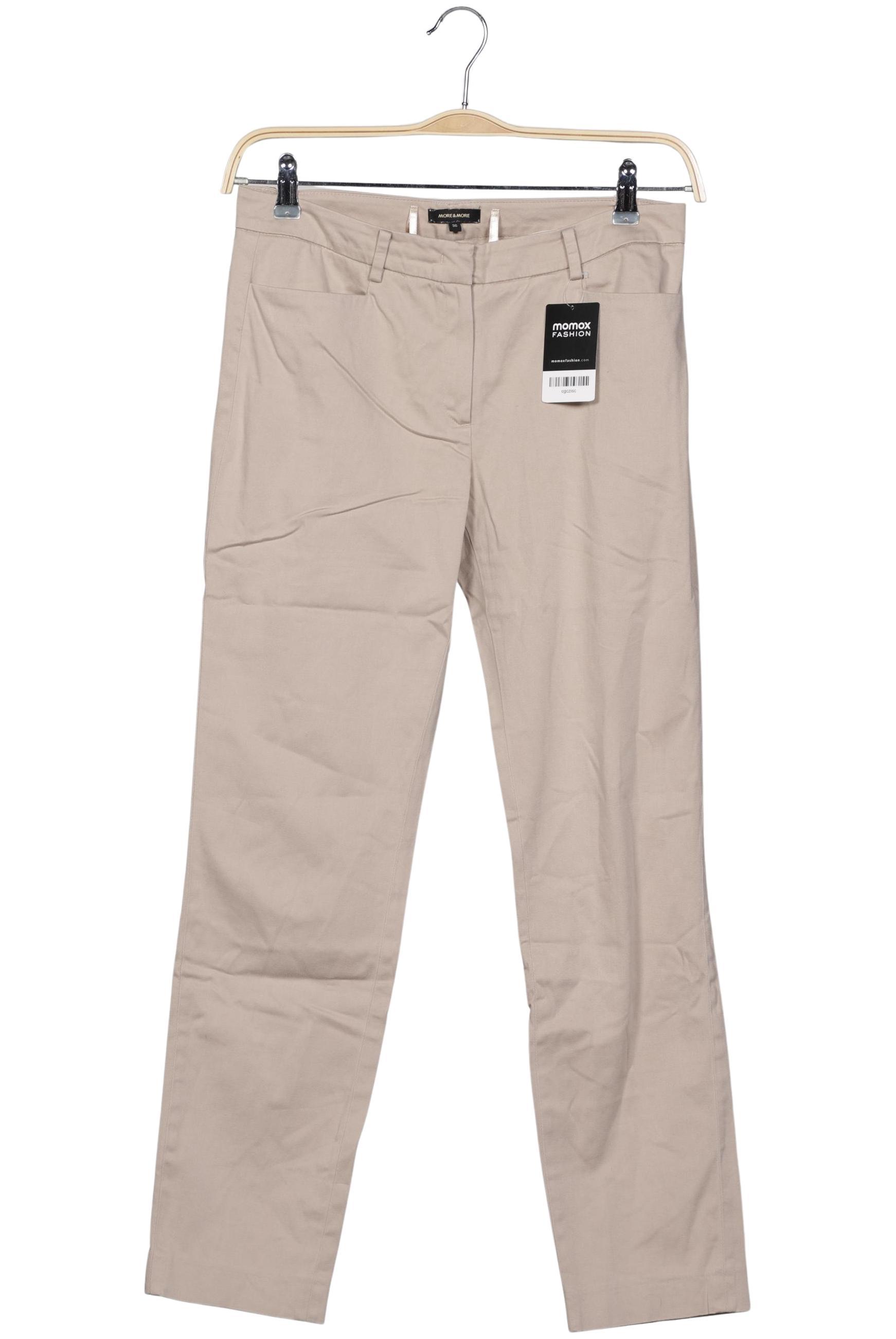 

More & More Damen Stoffhose, beige, Gr. 36