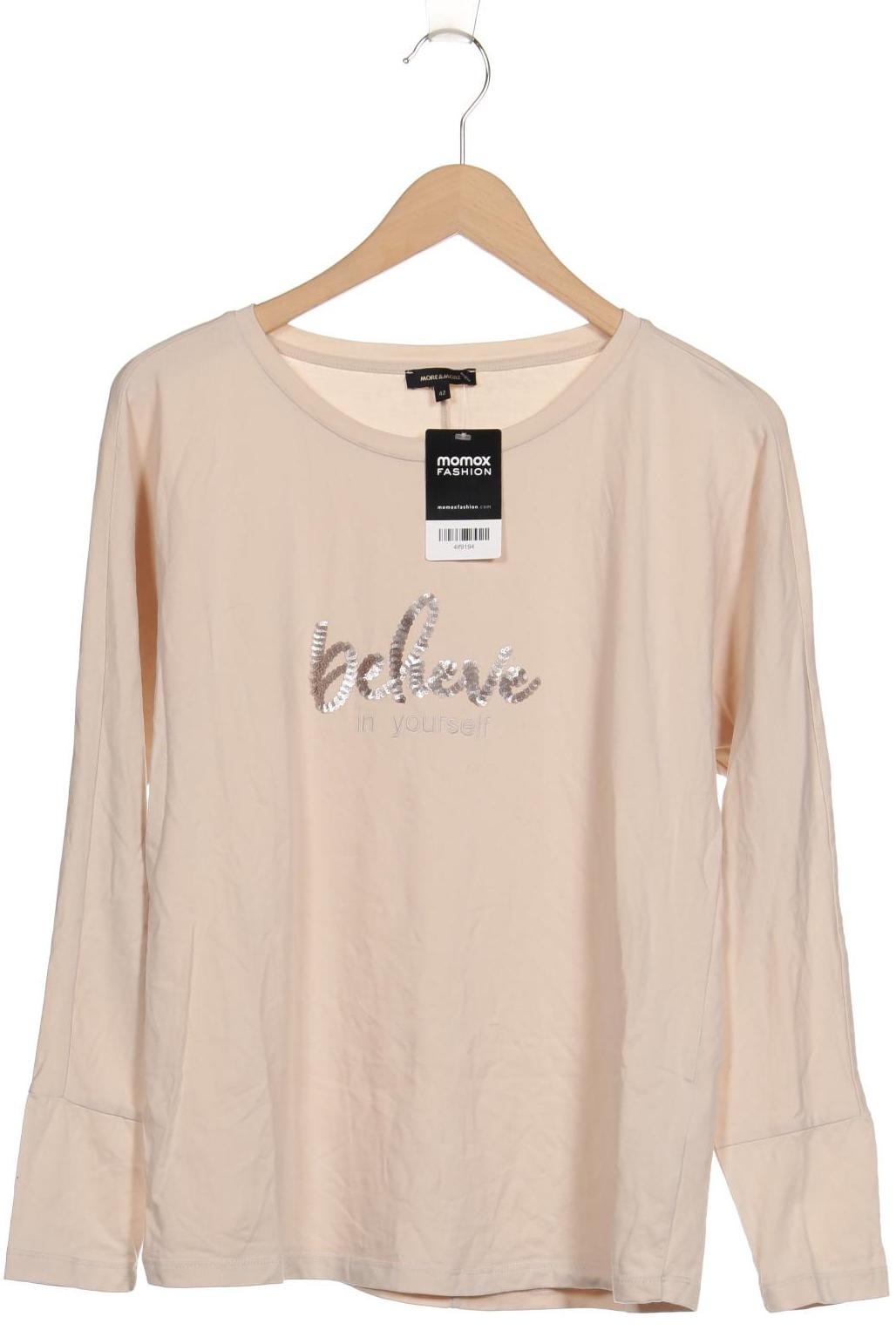 

More & More Damen Langarmshirt, beige, Gr. 42