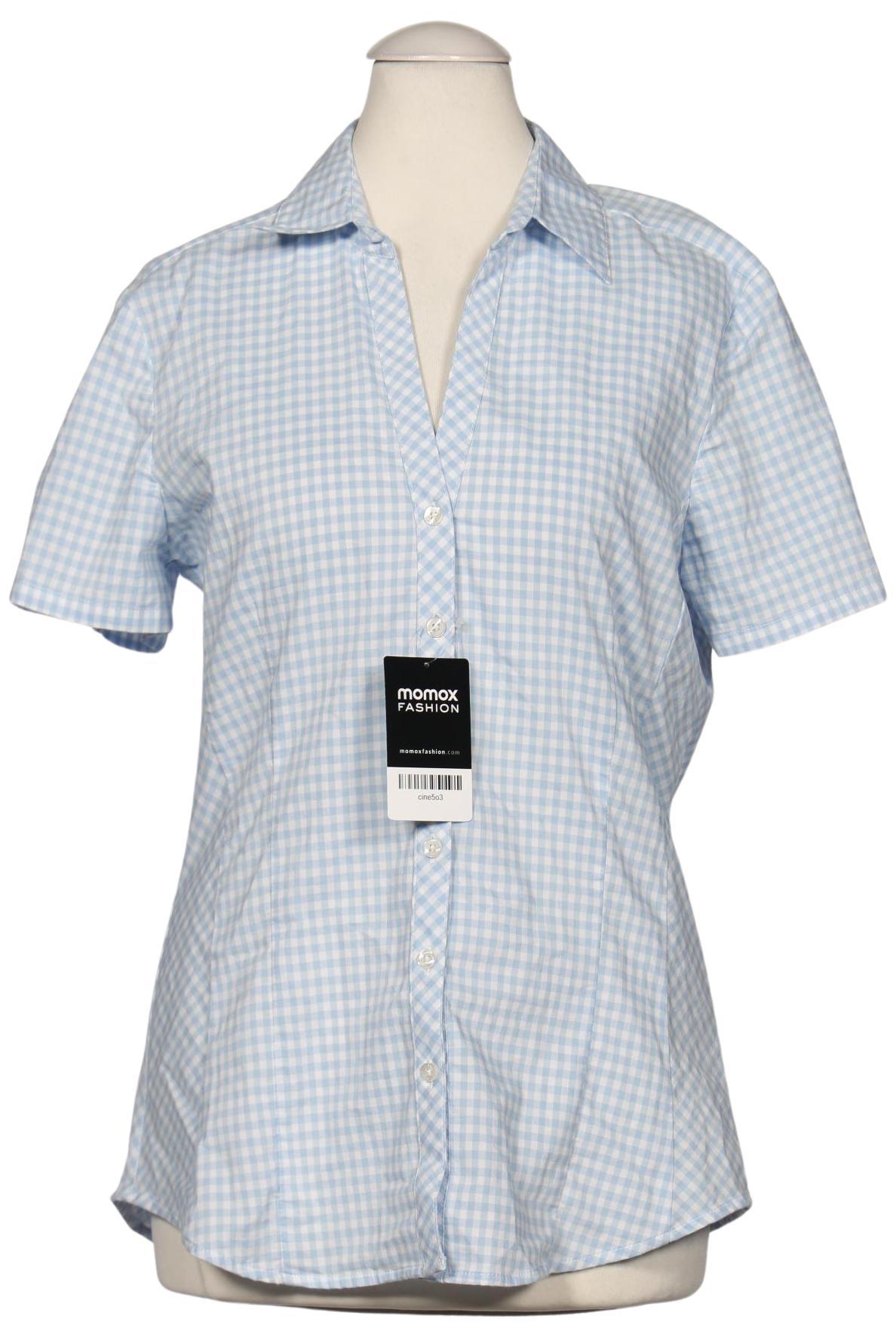 

More & More Damen Bluse, blau, Gr. 36