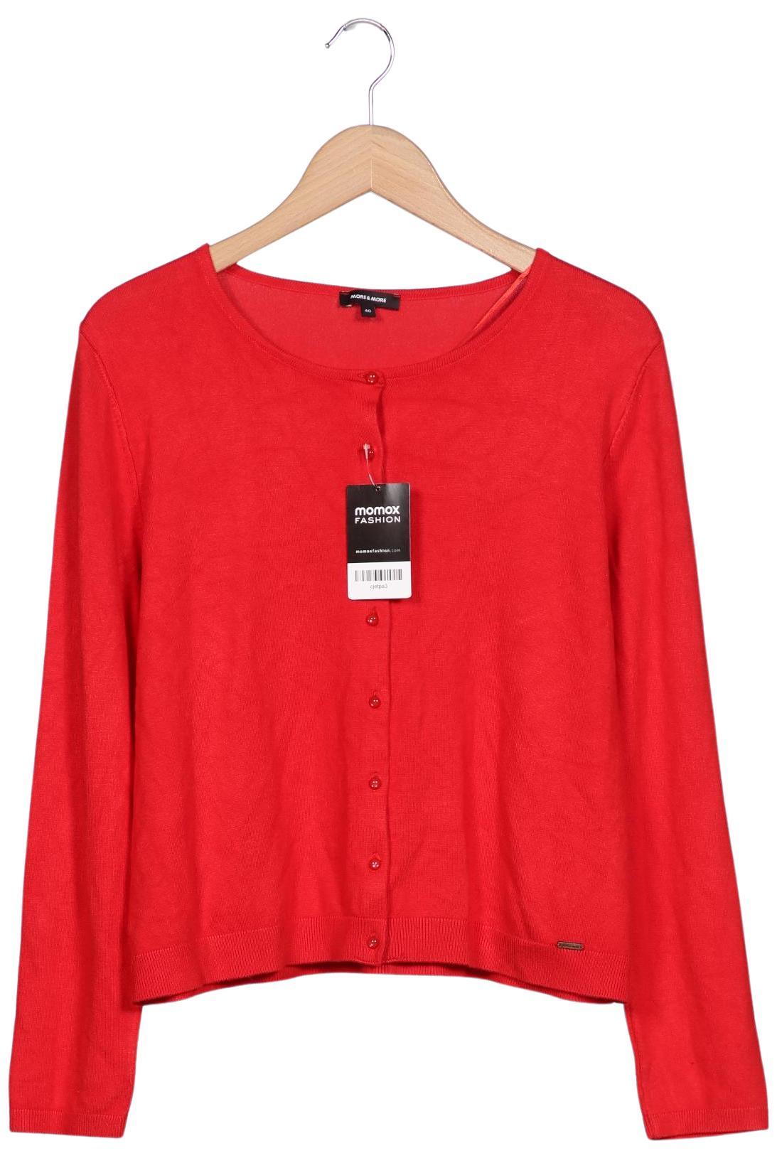 

More & More Damen Strickjacke, rot, Gr. 40