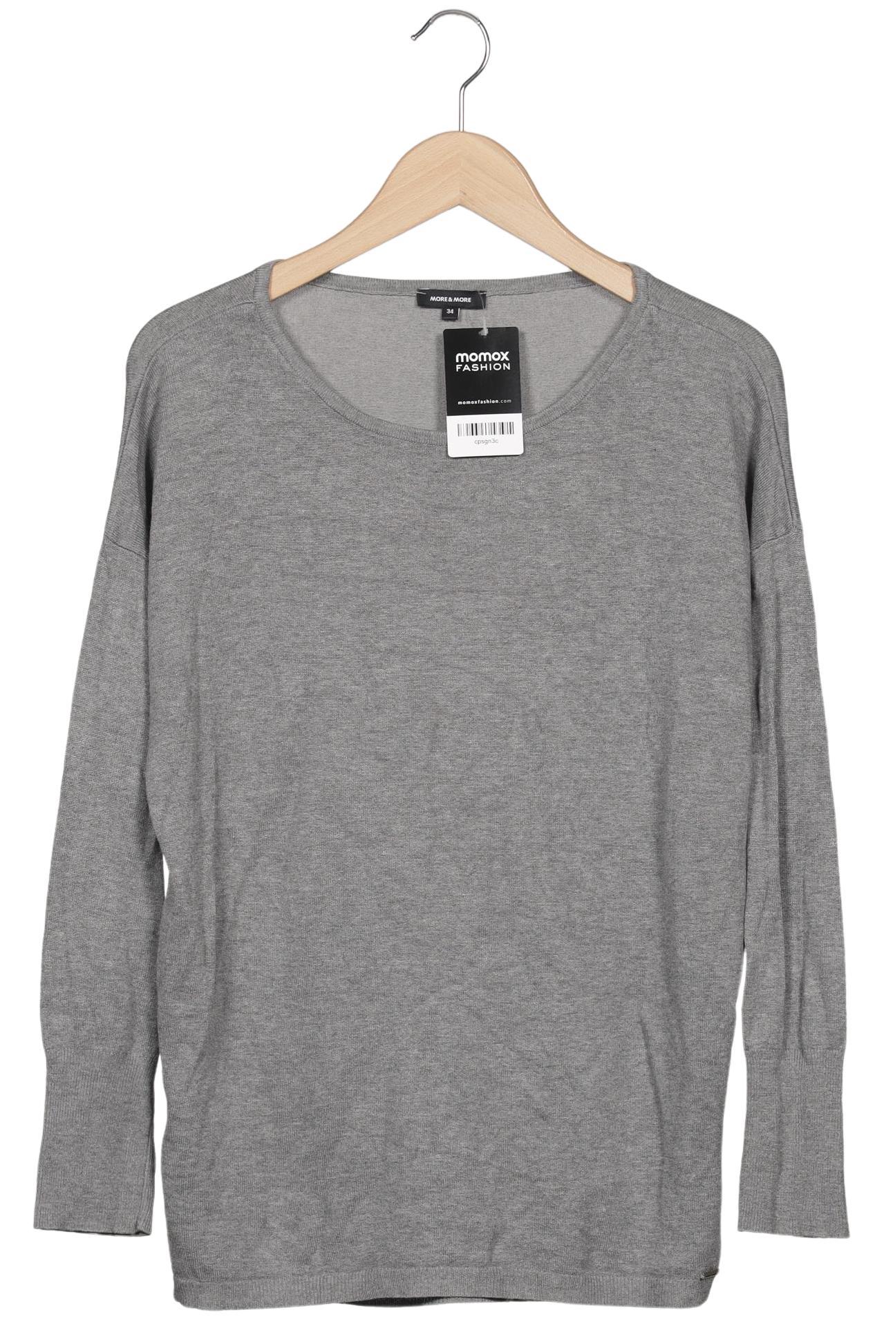 

More & More Damen Pullover, grau, Gr. 34