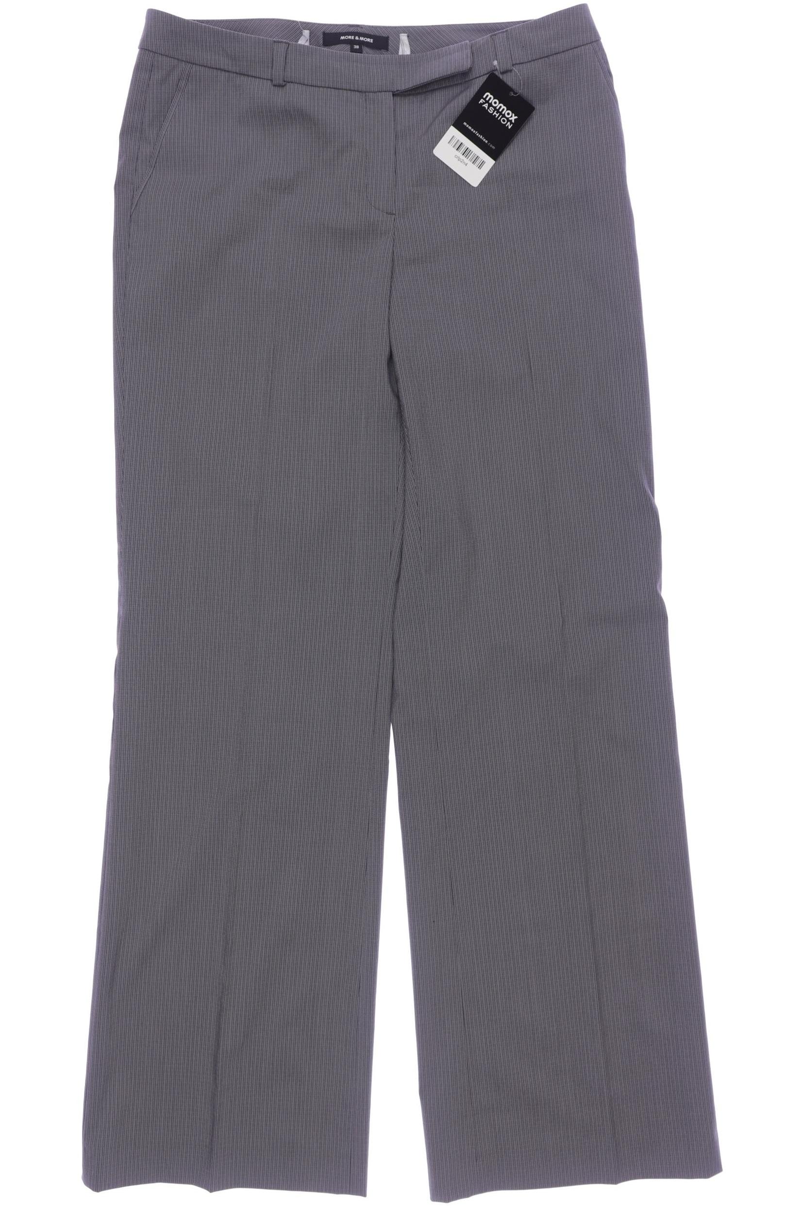 

More & More Damen Stoffhose, grau, Gr. 38