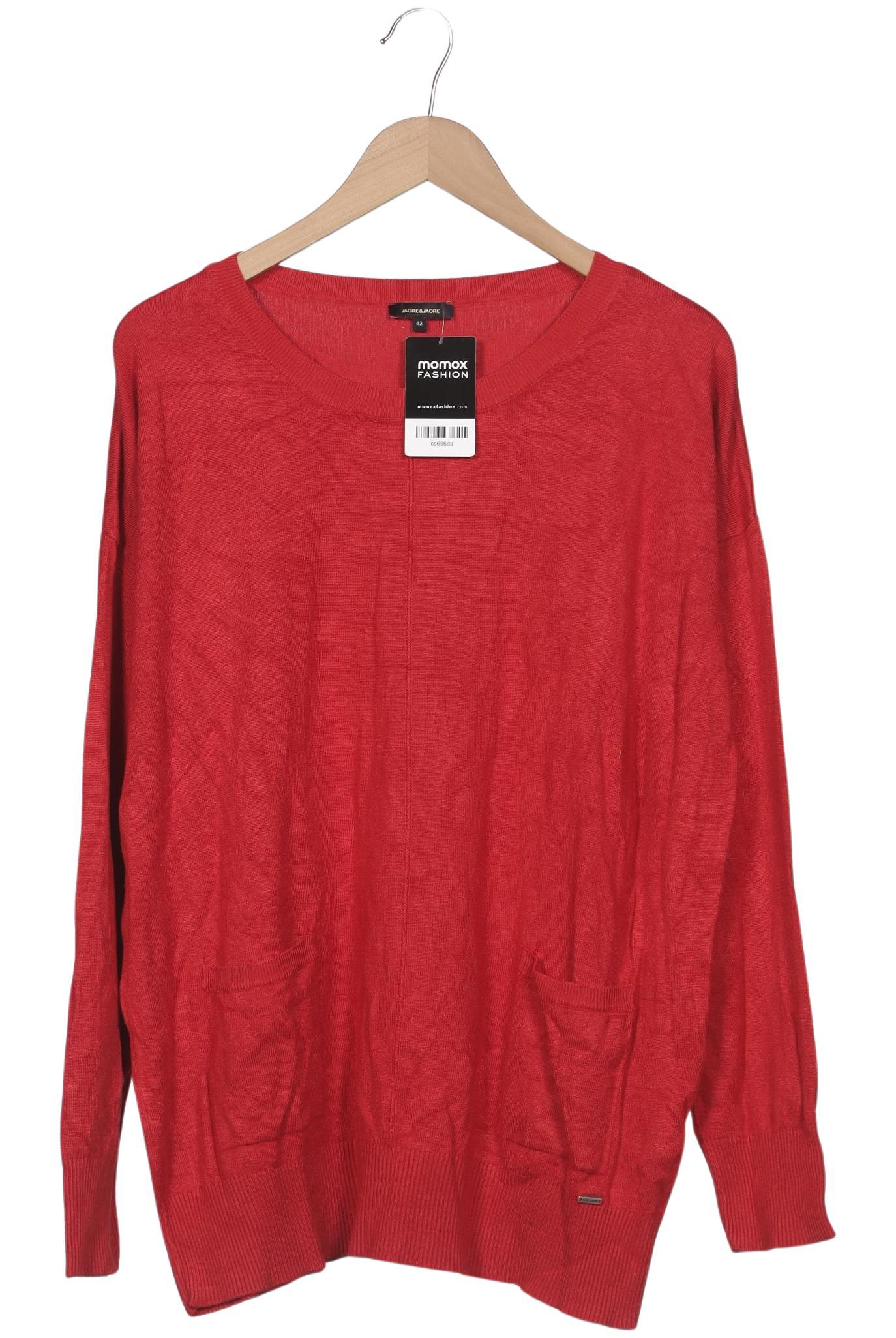 

More & More Damen Pullover, rot, Gr. 42