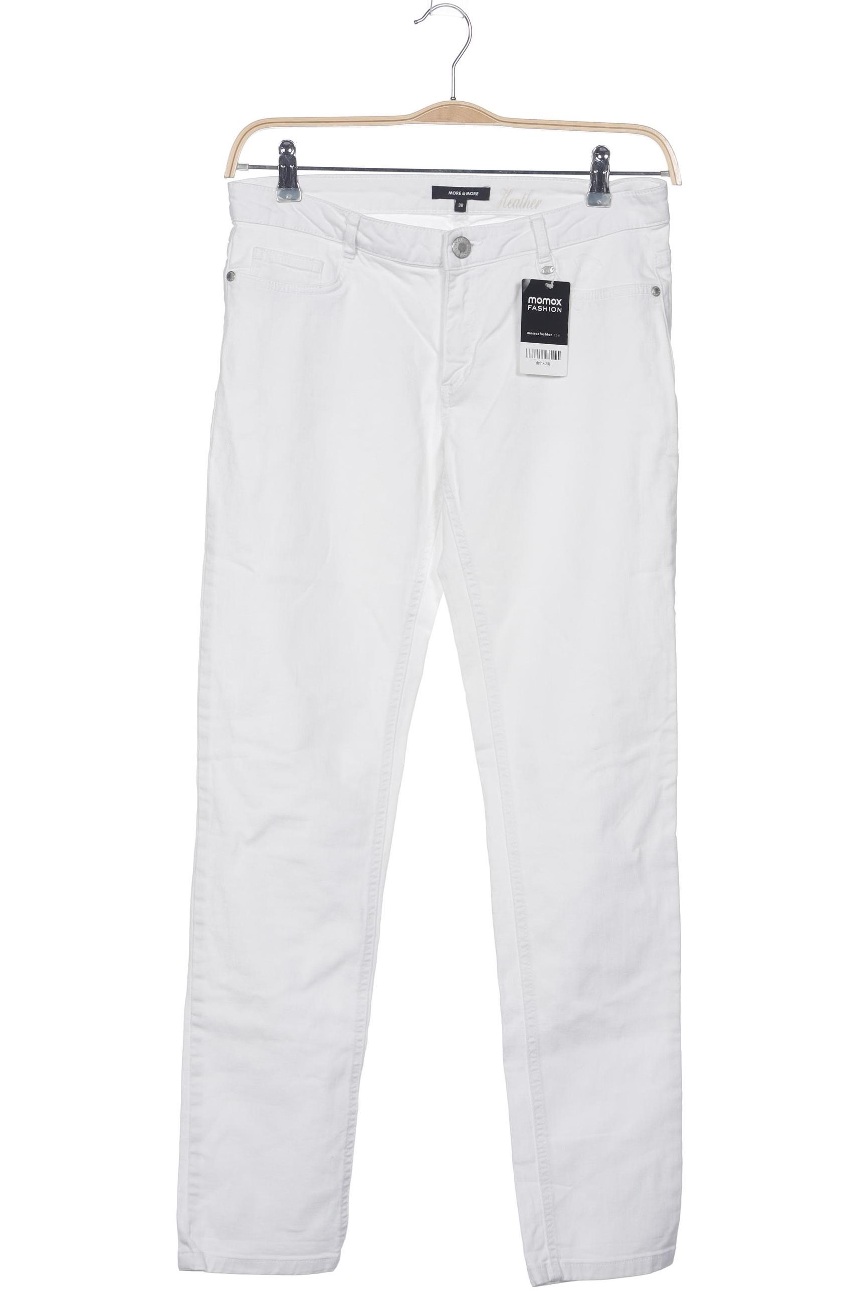 

More & More Damen Jeans, weiß, Gr. 38