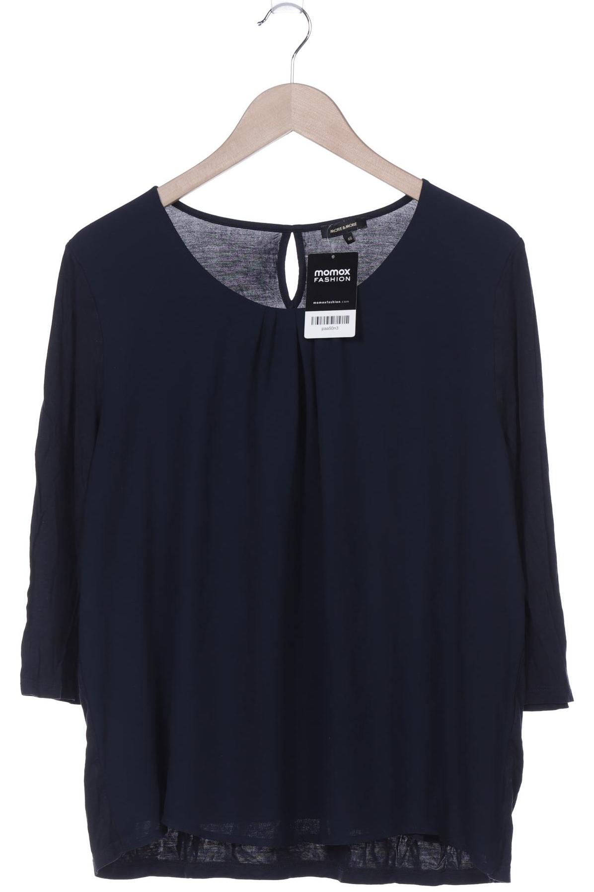 

More & More Damen Langarmshirt, marineblau, Gr. 46