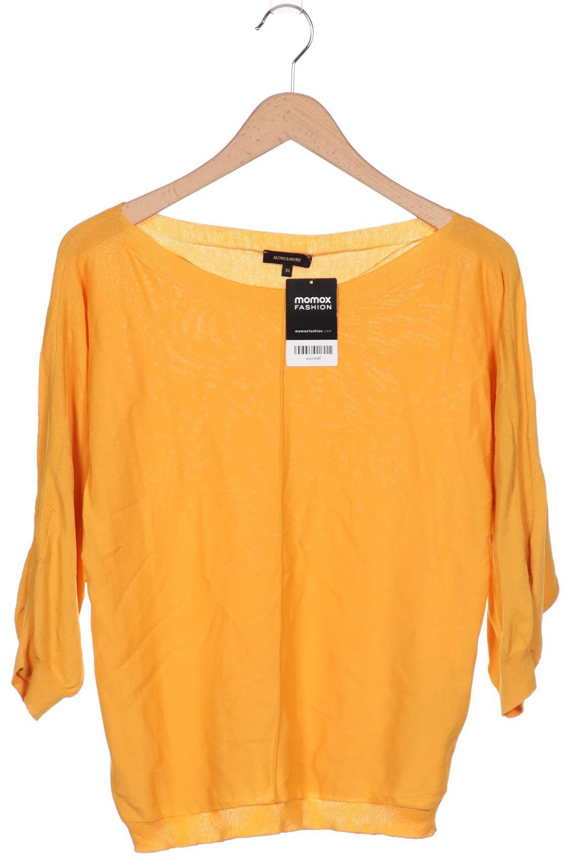 

More & More Damen Langarmshirt, orange, Gr. 34