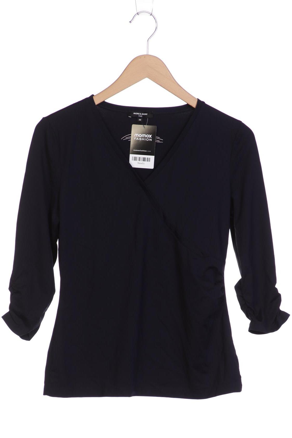 

More & More Damen Langarmshirt, schwarz, Gr. 38